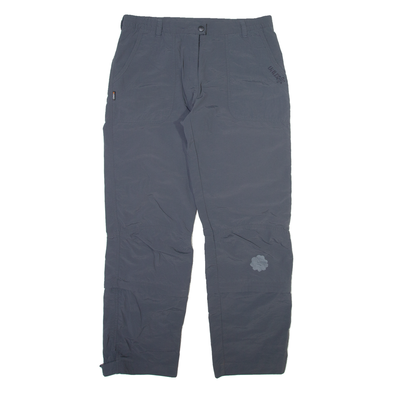 UNLICENSED Detachable Legs Womens Trousers Grey Relaxed Straight W30 L28 Refurbished - N/A refurbished available on Cerqular