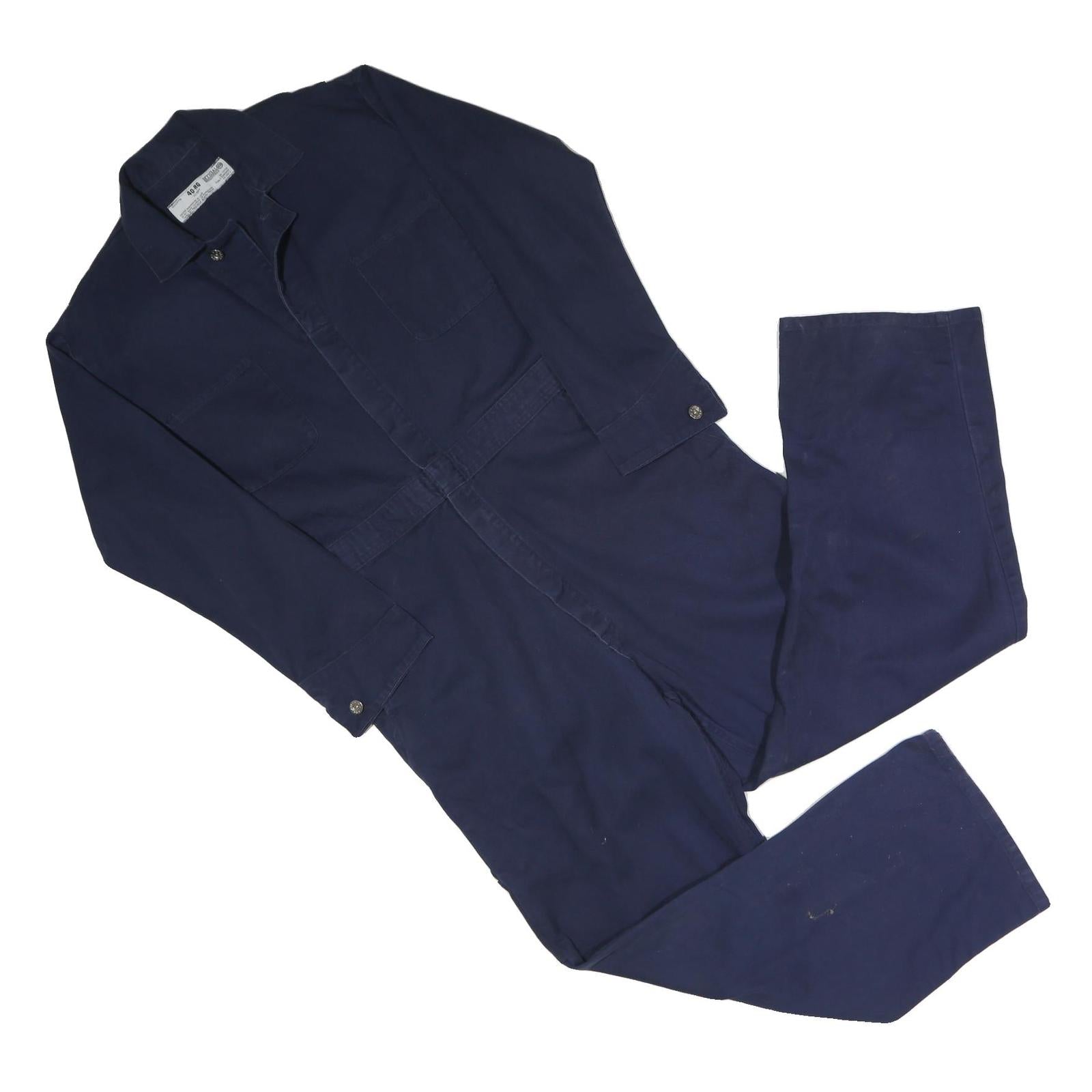 ORIGINAL WORKWEAR Mens Navy Blue Regular Fit Woven Dungarees M W36 L29 Work Refurbished - N/A refurbished available on Cerqular
