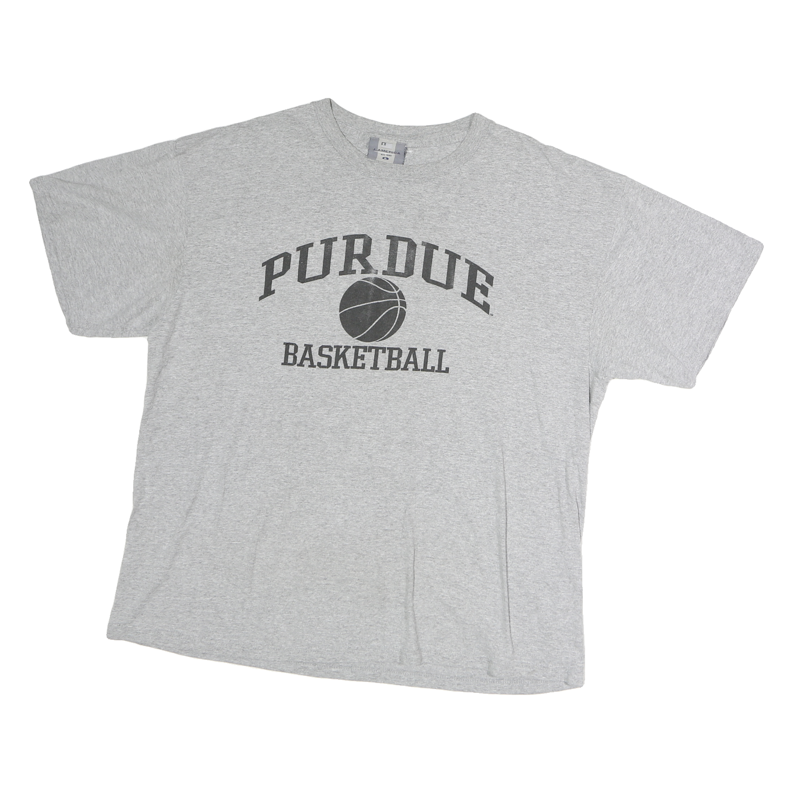 AMERICA Mens Grey Purdue Basketball Graphic T-Shirt XL Short Sleeve Crew Neck Refurbished - N/A refurbished available on Cerqular