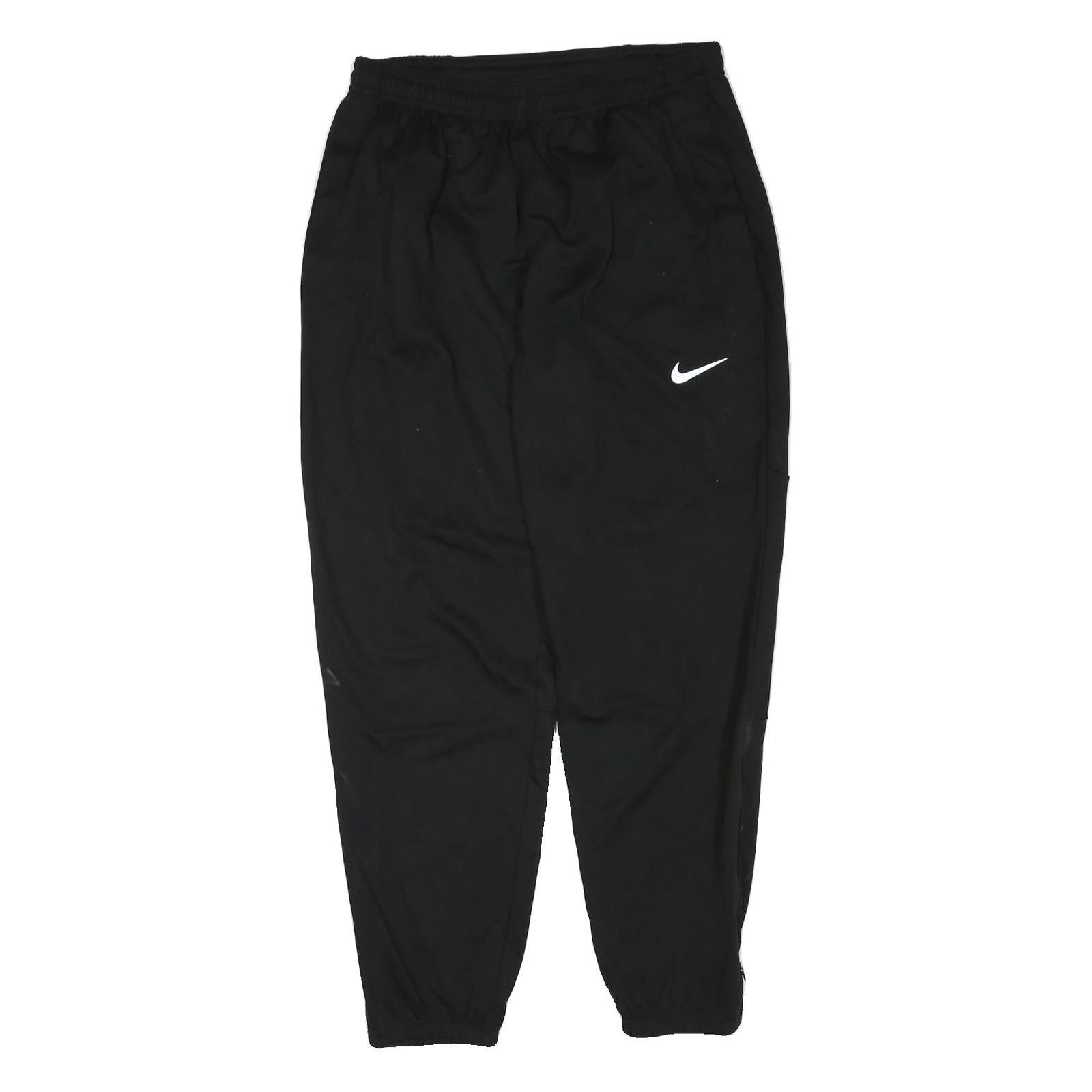 NIKE Mens Joggers Black S W28 L28 Regular Fit Tapered Leg Sportswear Sweatpants Refurbished - N/A refurbished available on Cerqular