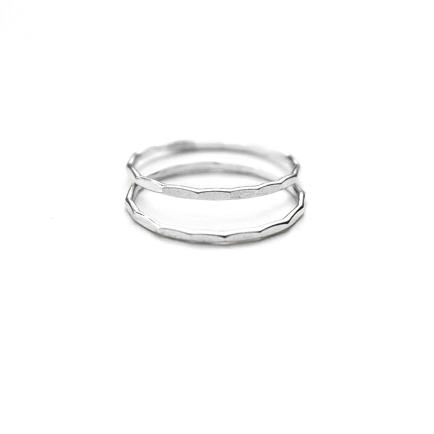 Ruth Hammered Stackable Ring | Material: Gold Filled | Size: 8.5 Refurbished - N/A refurbished available on Cerqular