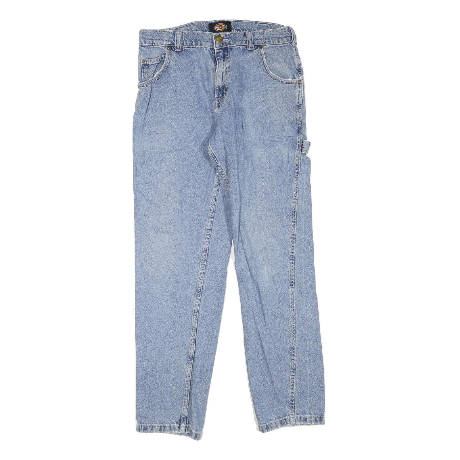 DICKIES Womens Regular Fit Light Blue Denim Jeans W30 L32 Workwear Style Refurbished - N/A refurbished available on Cerqular