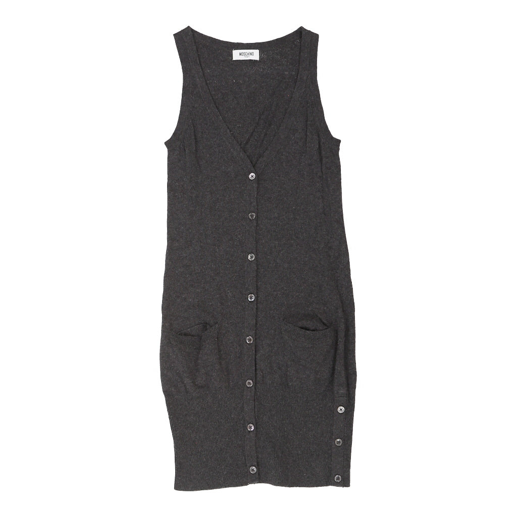 Buy Age 12 Moschino Jumper Dress - Medium Grey Wool | Size: medium Refurbished - $11.24 Age 12 Moschino Jumper Dress - Medium Grey Wool | Size: medium Refurbished - Thrifted (note: this is a term often used to describe second- refurbished available on Cerqular