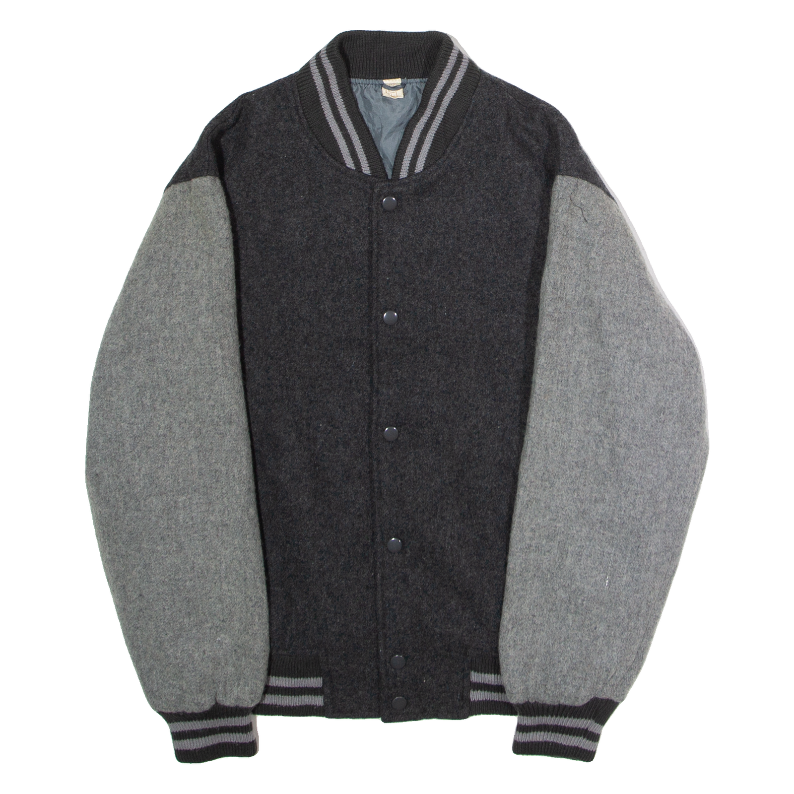 Mens Bomber Jacket Grey L Refurbished - N/A refurbished available on Cerqular