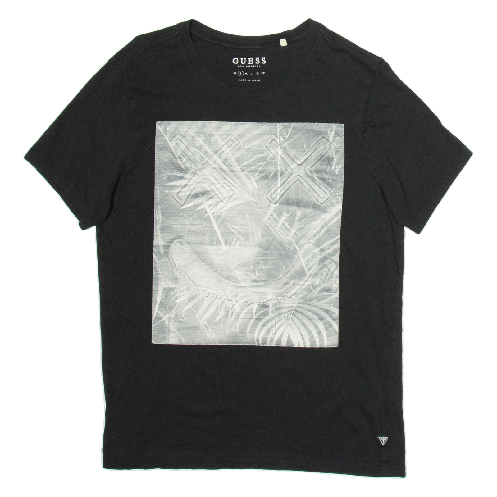 GUESS Mens T-Shirt Black S Refurbished - N/A refurbished available on Cerqular