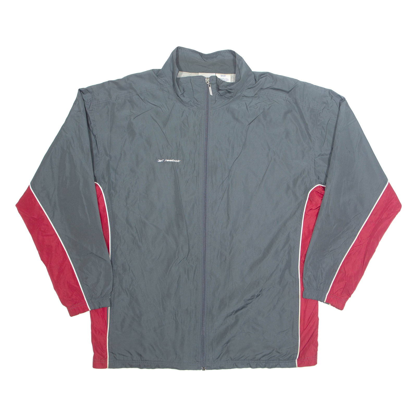 REEBOK Mens Track Jacket Grey XL Refurbished - N/A refurbished available on Cerqular