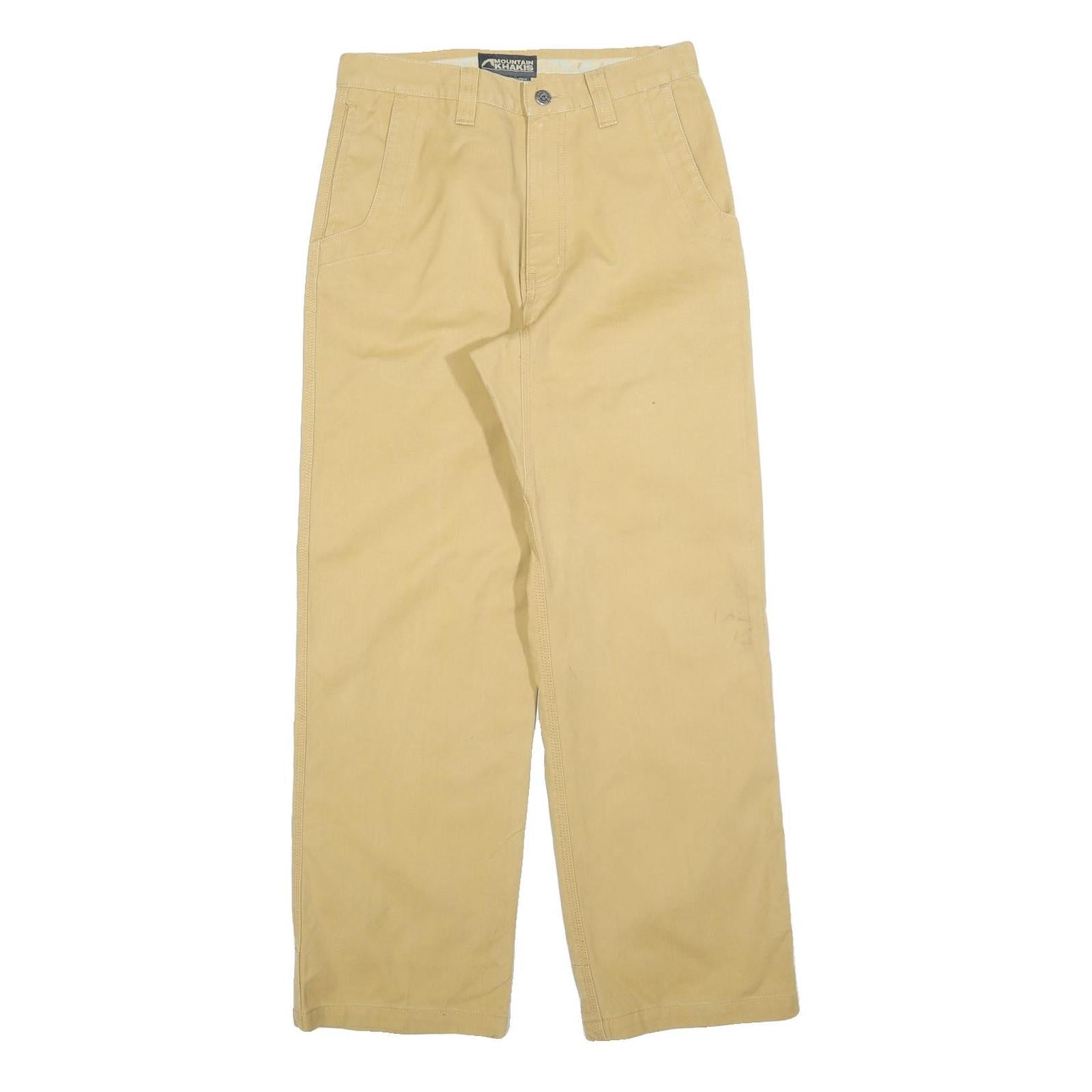Buy MOUNTAIN KHAKIS Mens Cotton Blend Beige Relaxed Straight Trousers W30 L30 Casual Refurbished - $23.39 MOUNTAIN KHAKIS Mens Cotton Blend Beige Relaxed Straight Trousers W30 L30 Casual Refurbished - N/A refurbished available on Cerqular