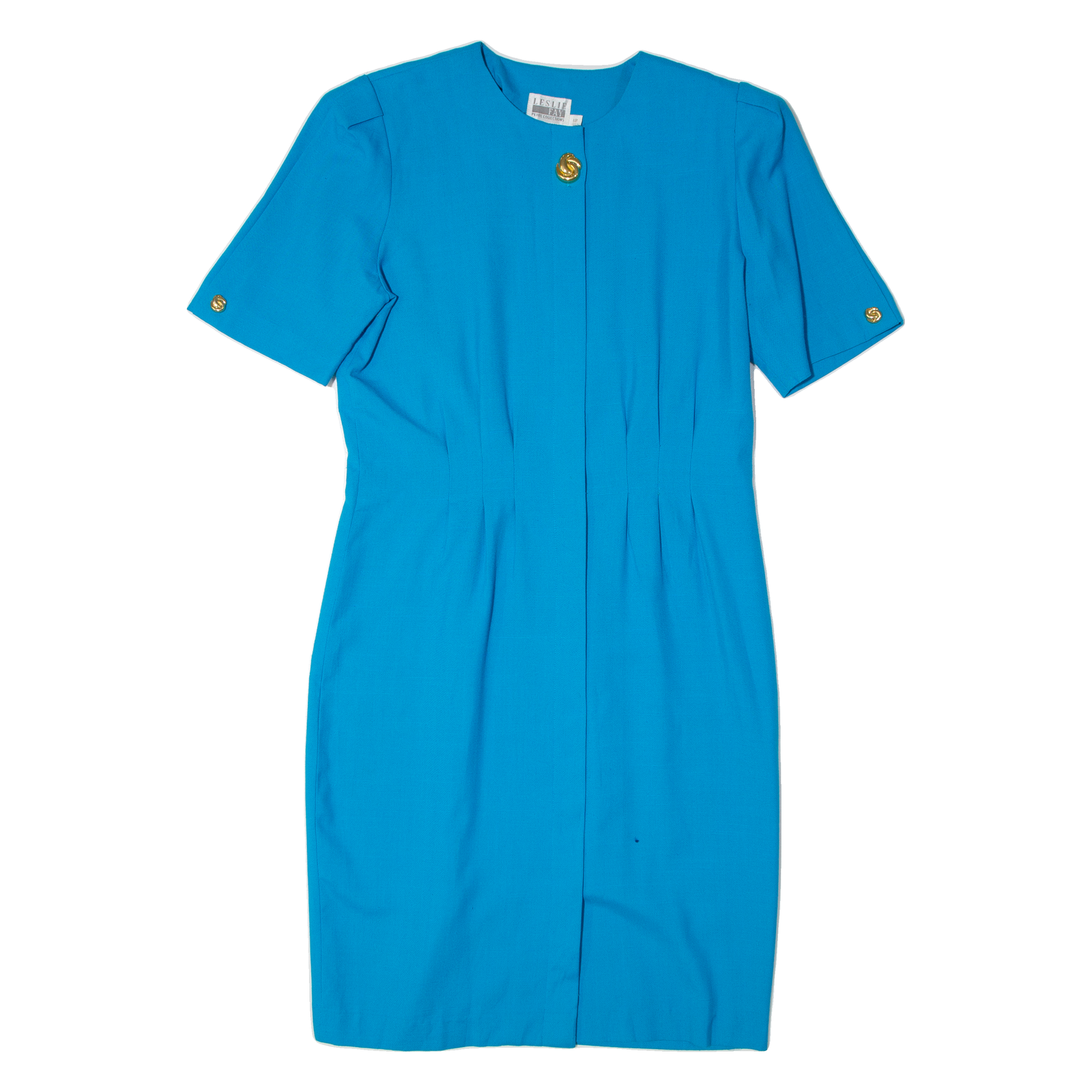 Buy LESLIE FAY Womens Sheath Dress Blue Short Sleeve Midi M Refurbished - $16.37 LESLIE FAY Womens Sheath Dress Blue Short Sleeve Midi M Refurbished - N/A refurbished available on Cerqular