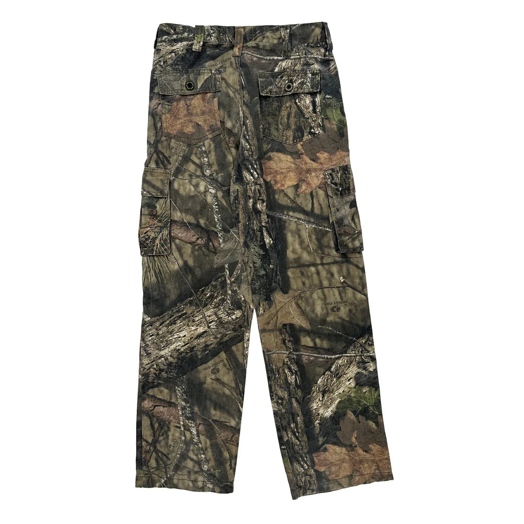 Mossy Oak Camo Cargo Trousers - 28W 27L Camo Cotton Blend Refurbished - Thrifted (note: this is a term often used to describe second- refurbished available on Cerqular