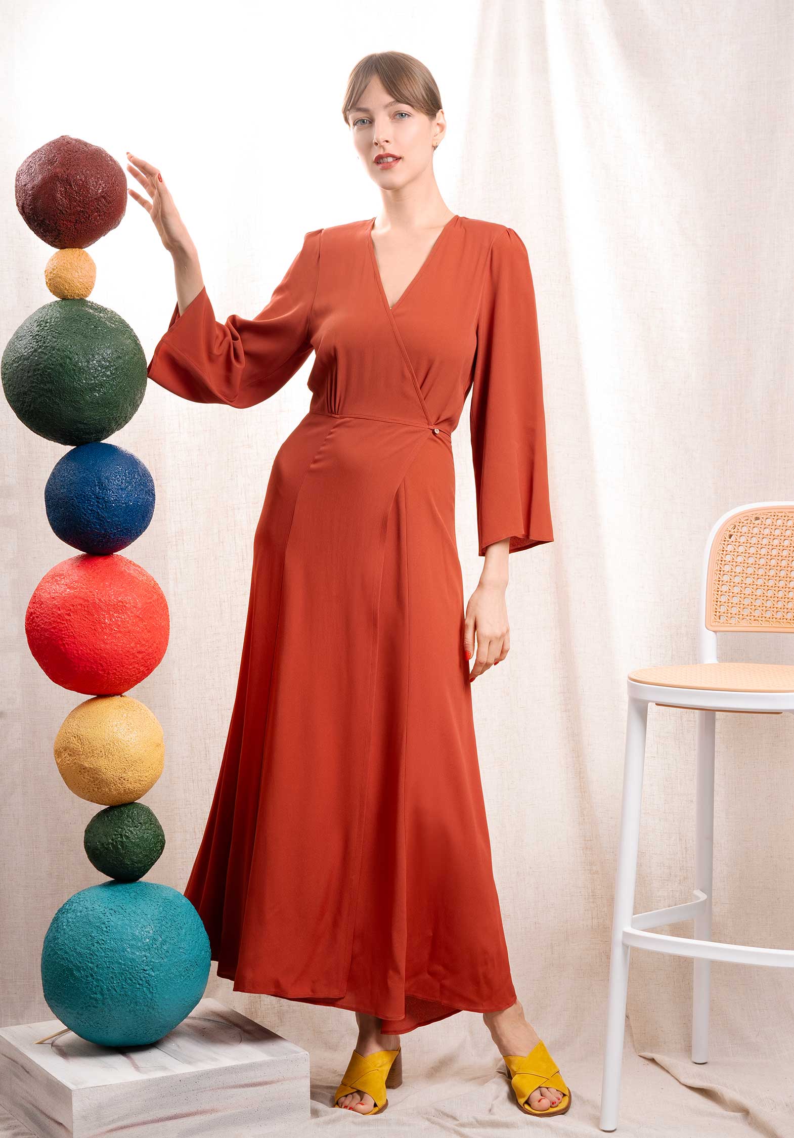 Dress 10670_my Dress Rust | Color: RUST | Size: 0-XS Refurbished - N/A (I could not find a well-known brand with this name refurbished available on Cerqular