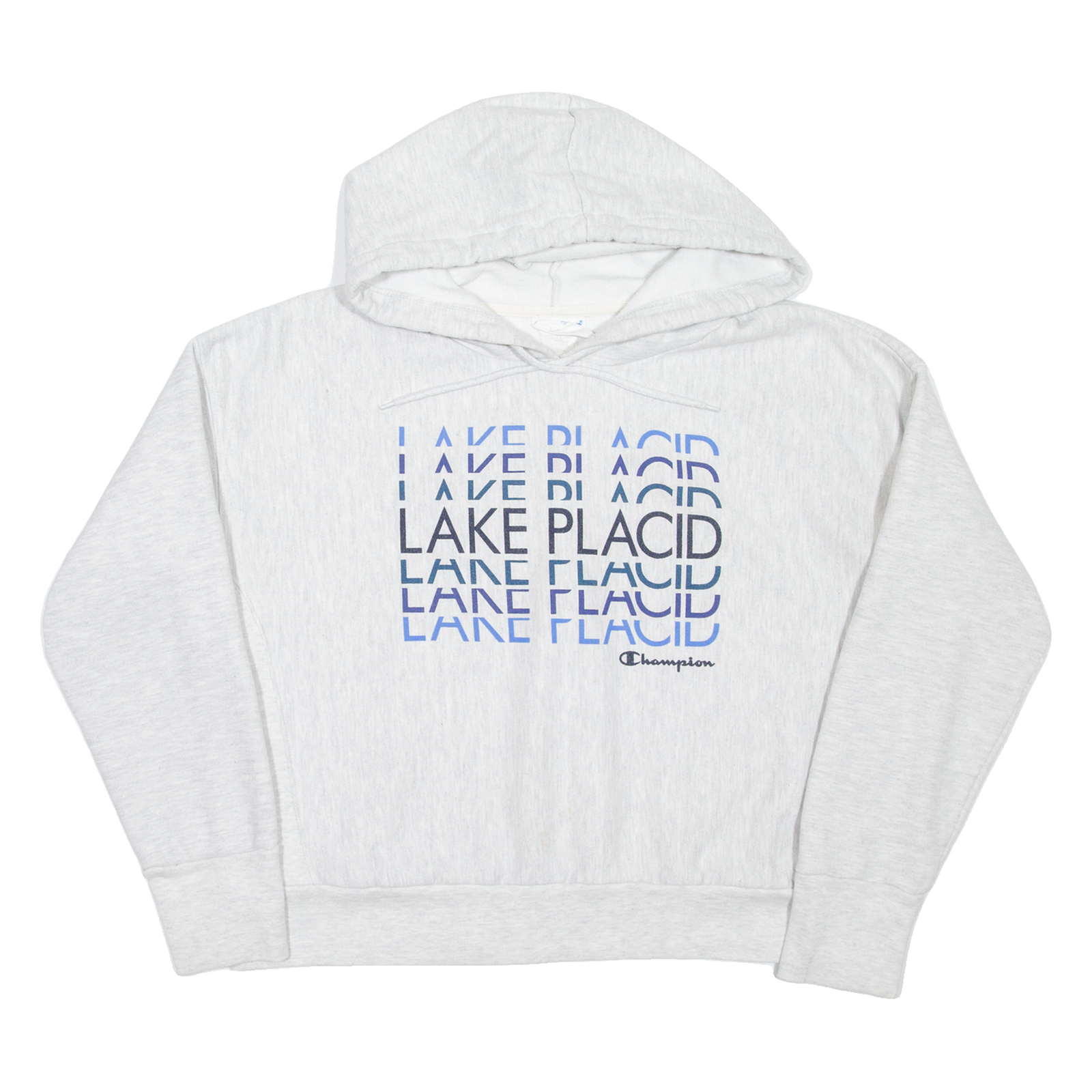 CHAMPION REVERSE WEAVE Lake Placid Womens Grey Hoodie L Refurbished - N/A refurbished available on Cerqular
