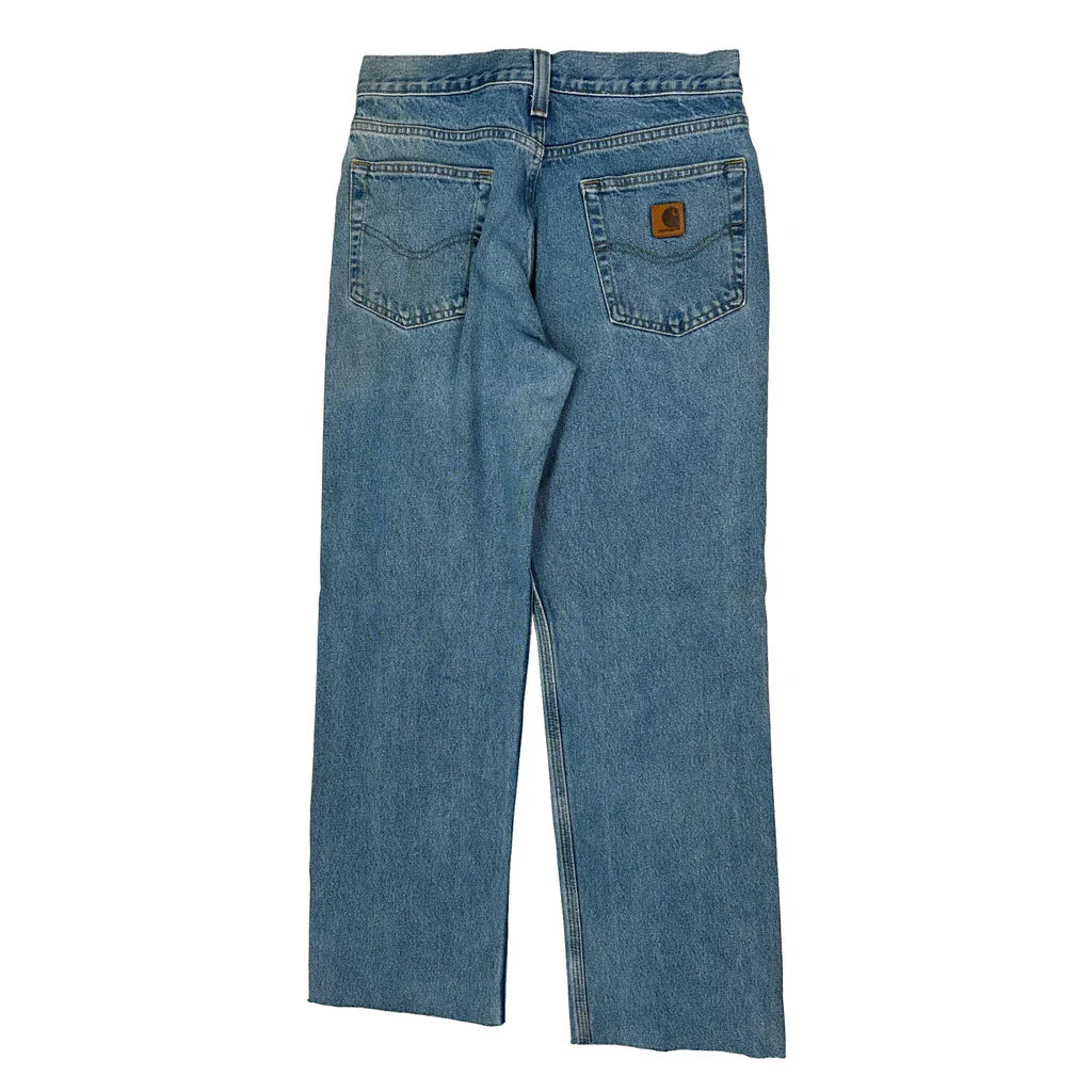Carhartt Jeans - 30W 32L Blue Cotton Refurbished - Thrifted (note: this is a term often used to describe second- refurbished available on Cerqular