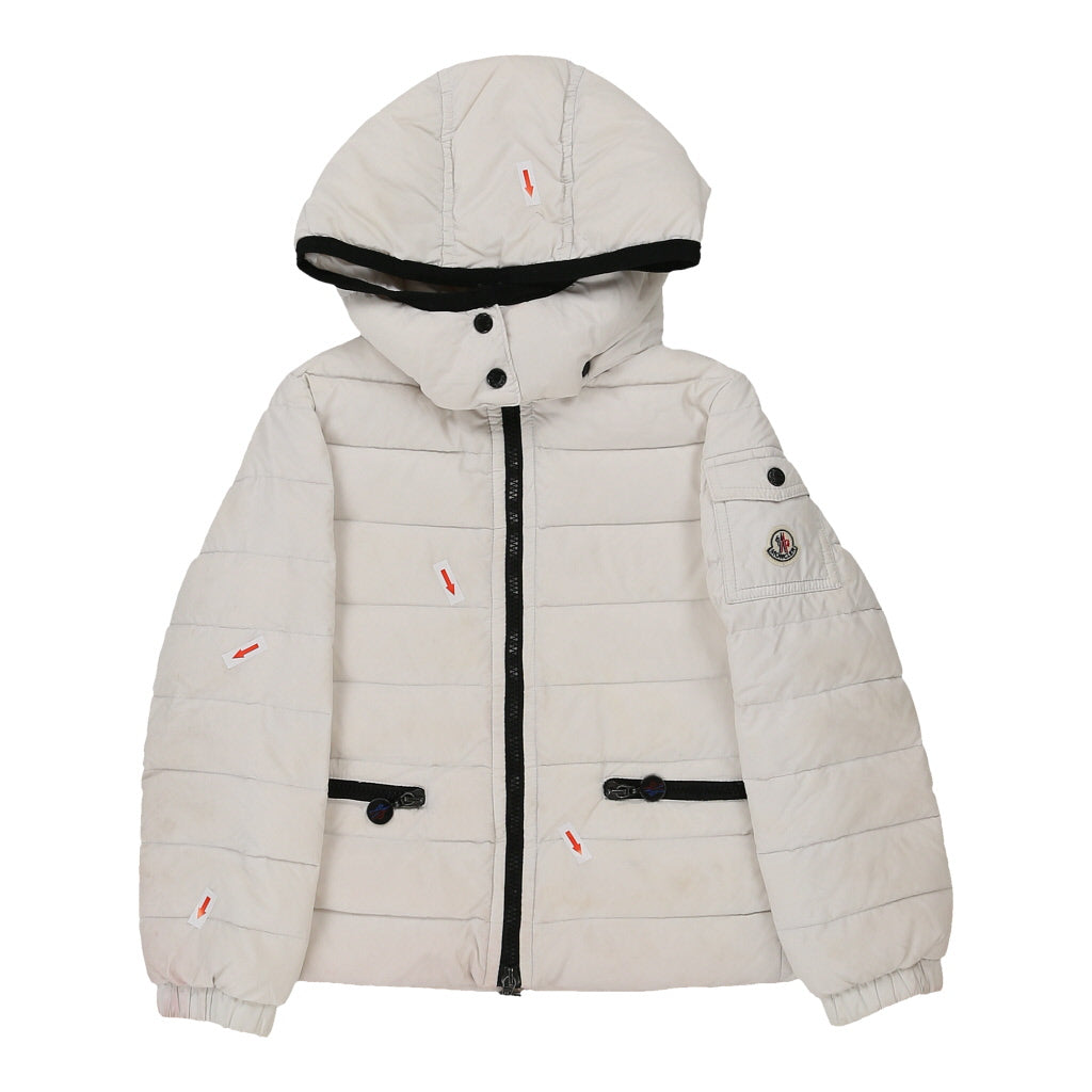 Age 6 Moncler Puffer - Small White Down | Size: small Refurbished - N/A (Preloved Designer is not a specific brand, it refurbished available on Cerqular