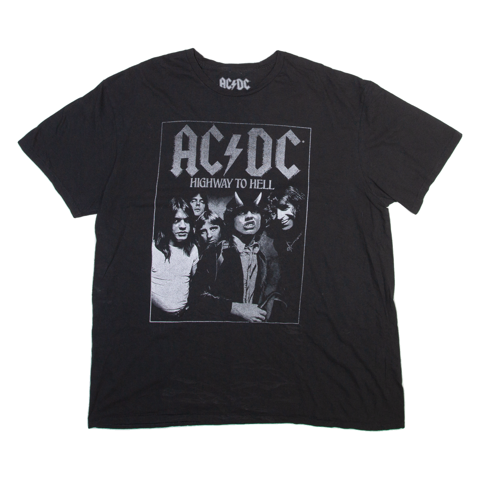 AC DC Mens Band T-Shirt Black 2XL Refurbished - N/A refurbished available on Cerqular