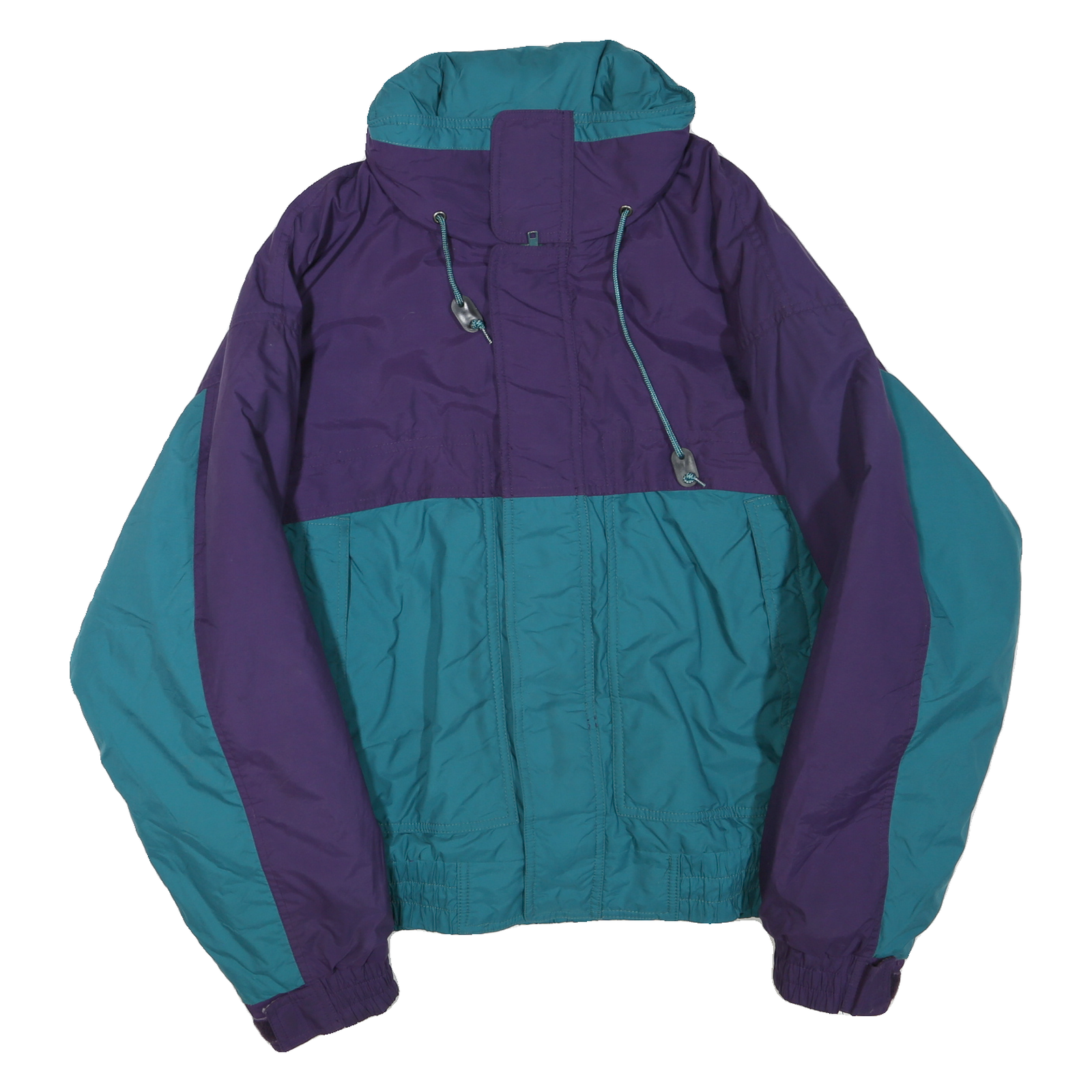 Buy Womens Purple & Teal Zip Up Polyester Blend Outdoor Jacket XL Plain Retro Refurbished - $33.79 Womens Purple & Teal Zip Up Polyester Blend Outdoor Jacket XL Plain Retro Refurbished - N/A refurbished available on Cerqular