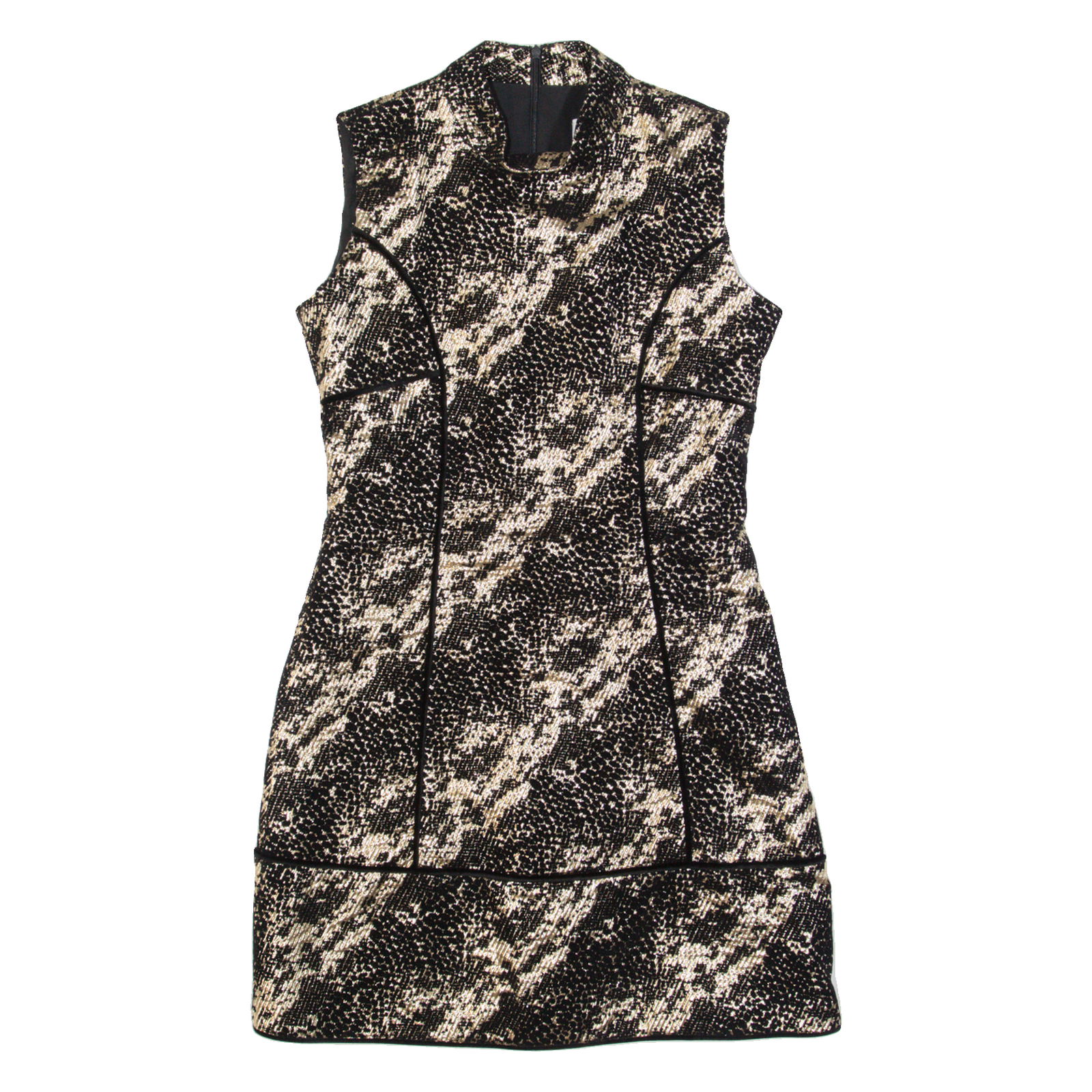 COAST Womens Bodycon Dress Black Striped Sleeveless Short UK 10 Refurbished - N/A refurbished available on Cerqular
