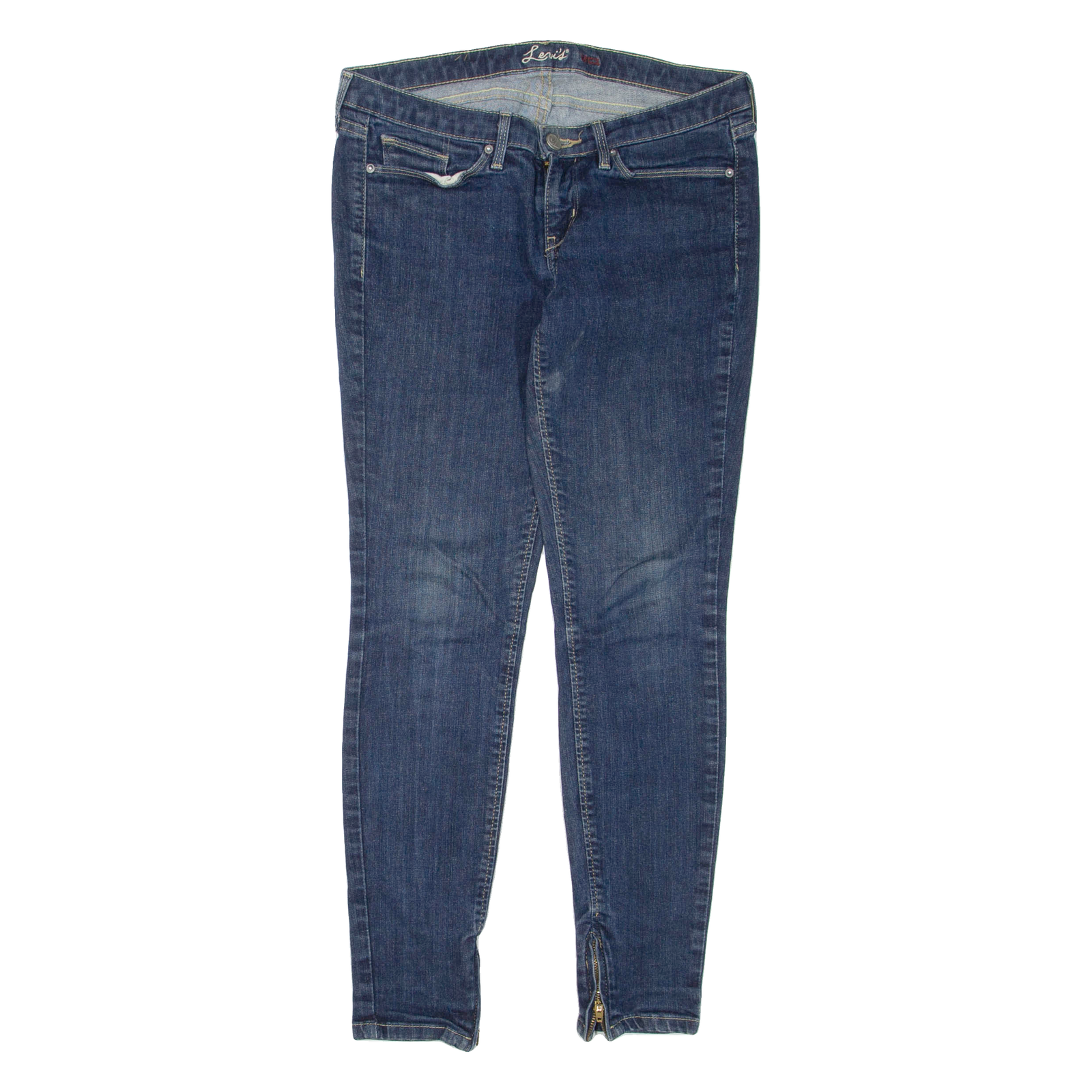LEVI'S Womens Jeans Blue Regular Skinny W28 L28 Refurbished - N/A refurbished available on Cerqular