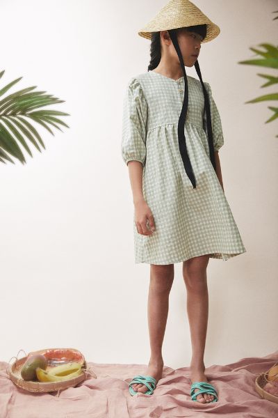 Organic cotton girl's Corie dress | Size: 8 Refurbished - N/A (Note: This brand may not be well-known globally refurbished available on Cerqular