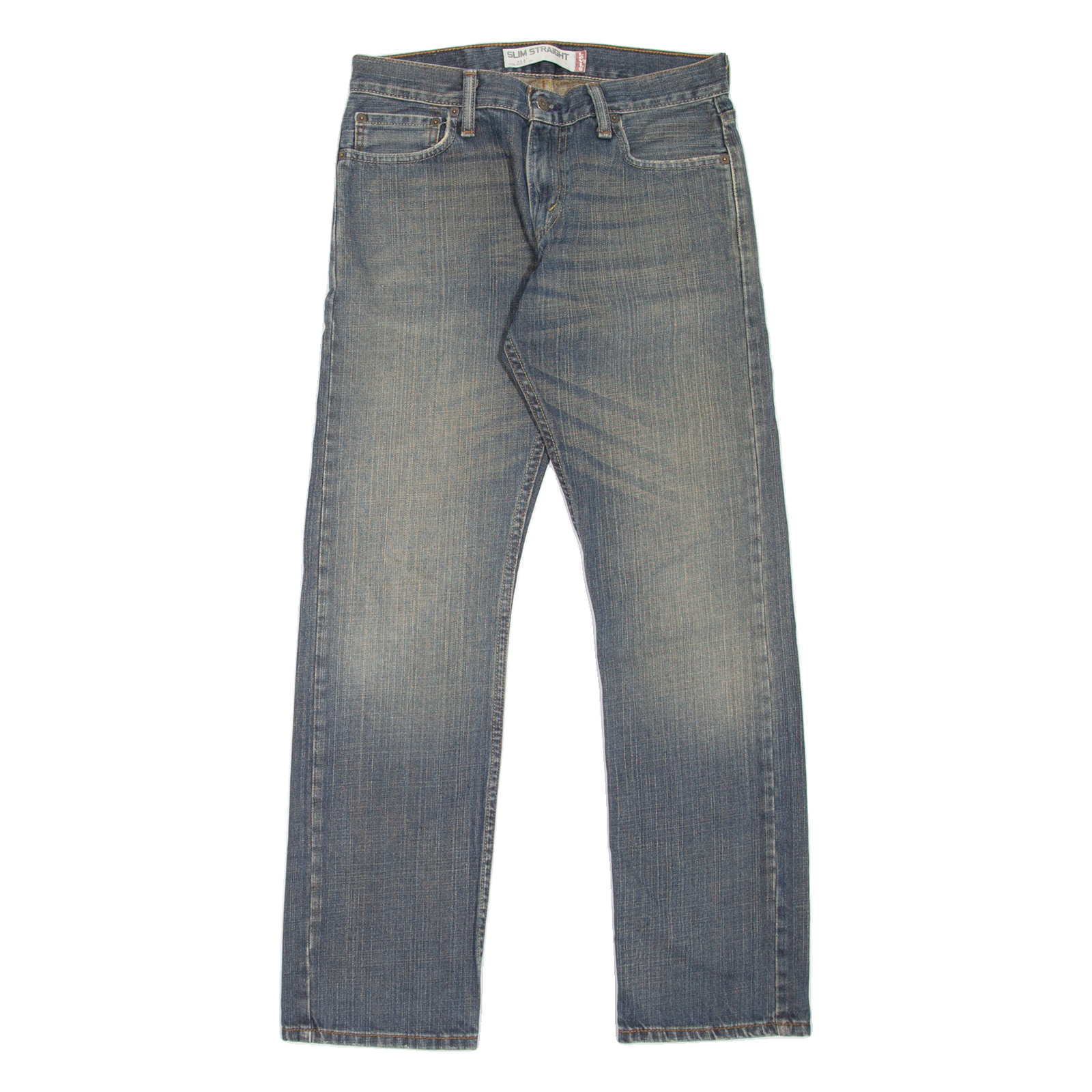 LEVI'S 514 Jeans Mens Blue Slim Straight Stone Wash W30 L30 Refurbished - N/A refurbished available on Cerqular