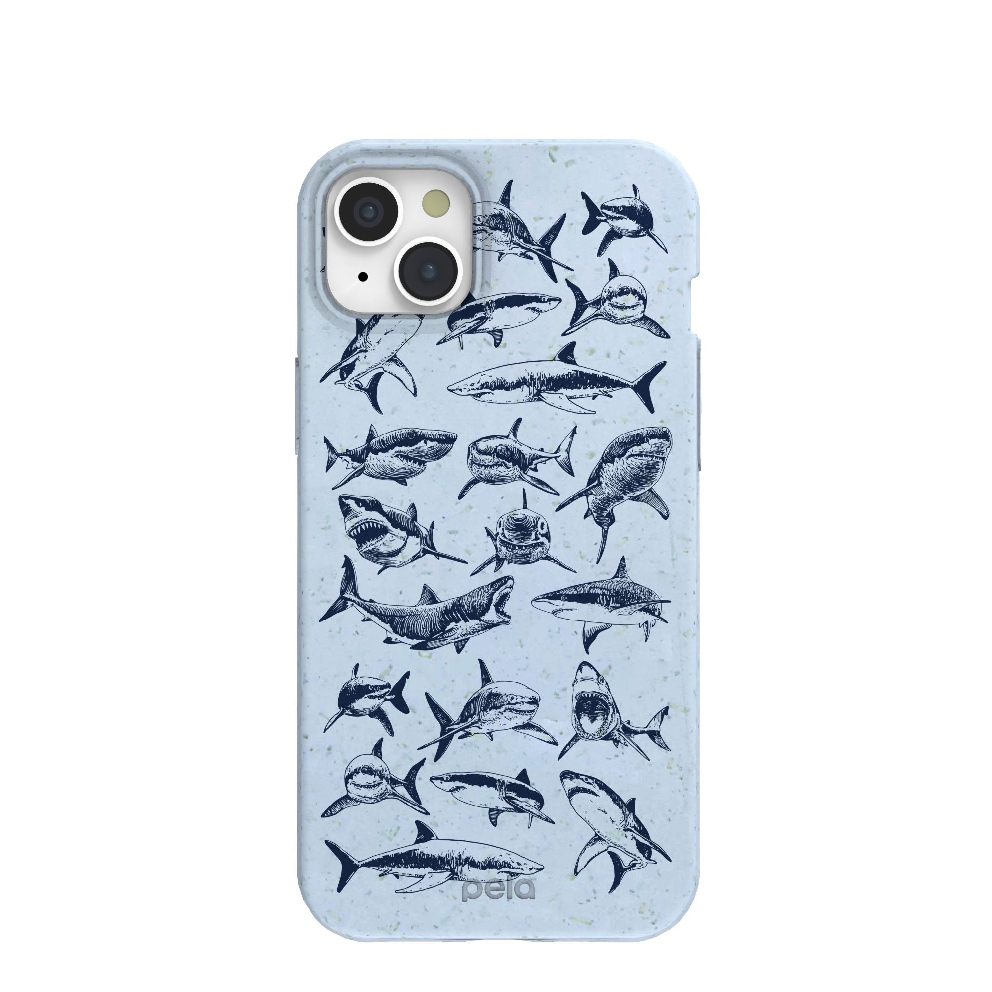 Powder Blue Great White iPhone 15 Plus Case Refurbished - Pela Case refurbished available on Cerqular