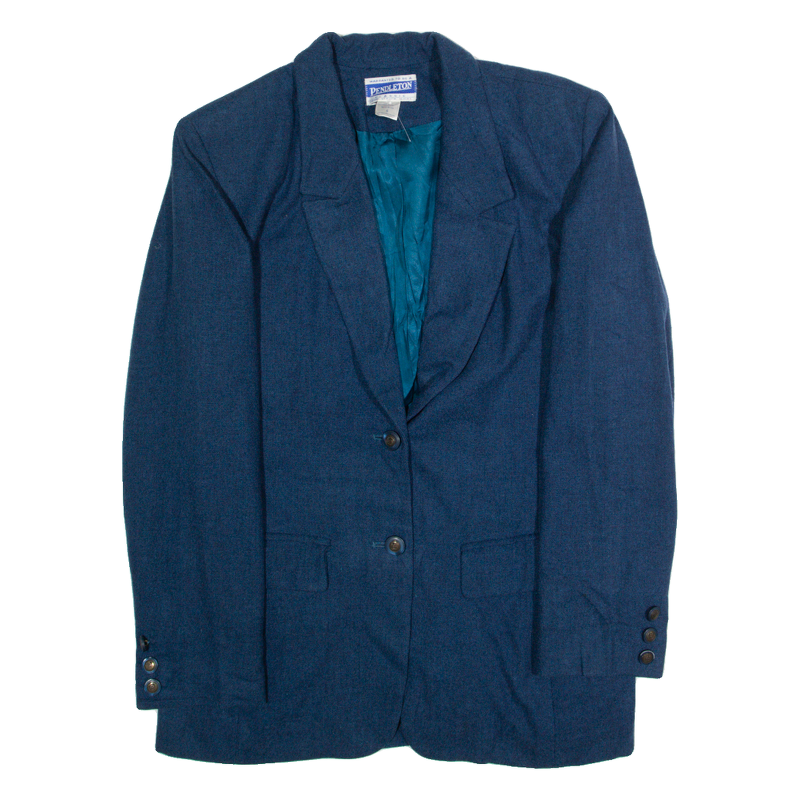 PENDLETON Mens Blazer Jacket Blue Wool S Refurbished - N/A refurbished available on Cerqular