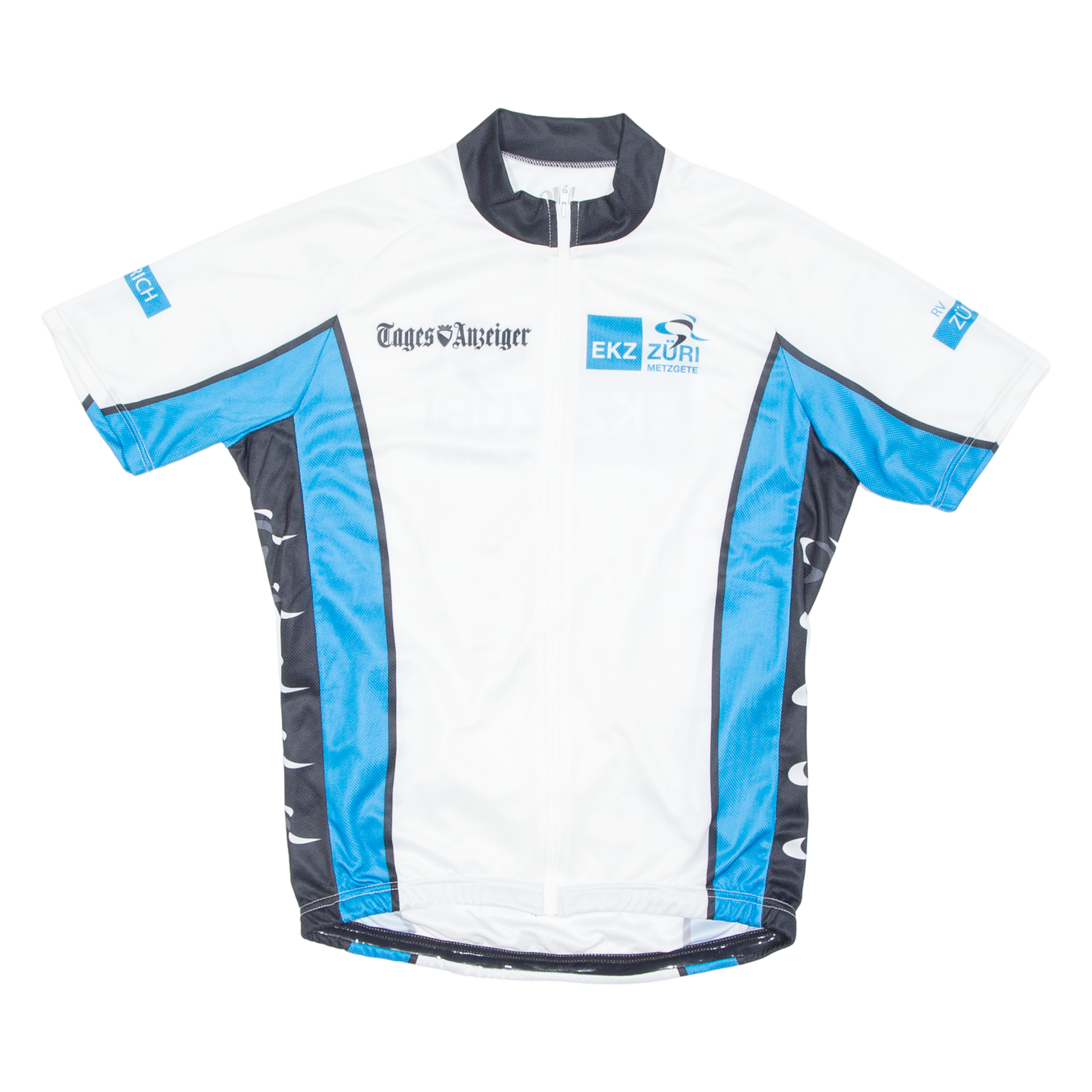 Cycling Mens Jersey Blue 1/2 Zip L Refurbished - N/A refurbished available on Cerqular