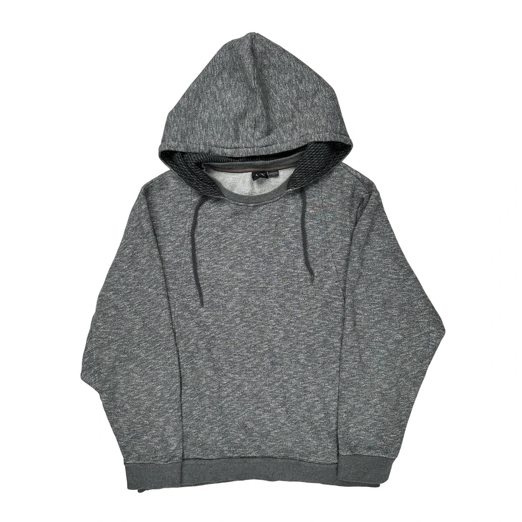 Armani Exchange Hoodie - XL Grey Cotton Blend Refurbished - Thrifted (note: this is a term often used to describe second- refurbished available on Cerqular