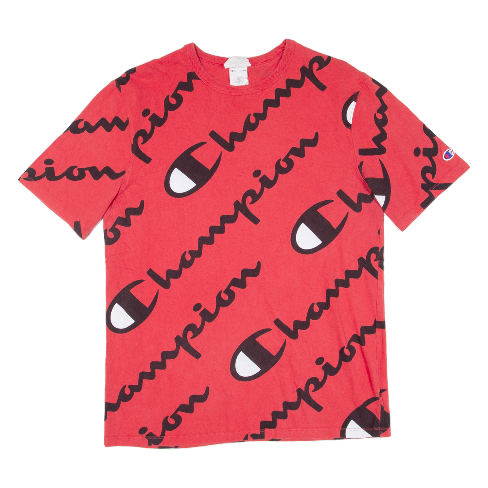 CHAMPION Mens T-Shirt Red M Refurbished - N/A refurbished available on Cerqular