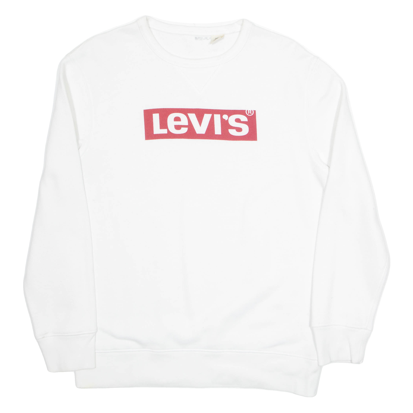 LEVI'S Mens Sweatshirt White M Refurbished - N/A refurbished available on Cerqular