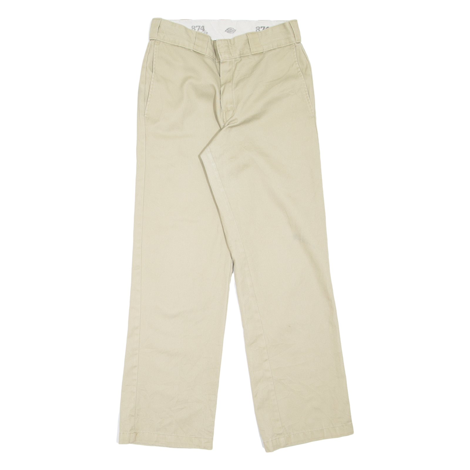 DICKIES 874 Workwear Mens Trousers Beige Regular Straight W28 L30 Refurbished - N/A refurbished available on Cerqular