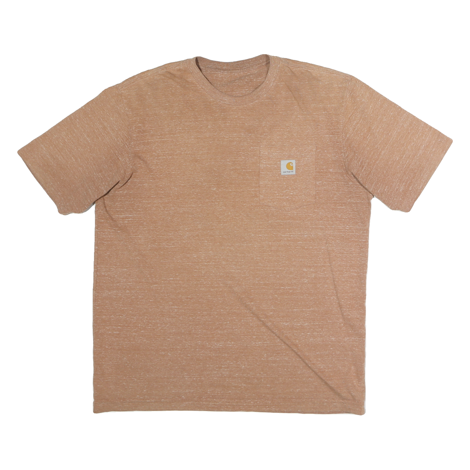 CARHARTT Mens Beige Heather Pocket T-Shirt L Short Sleeve Crew Neck Casual Refurbished - N/A refurbished available on Cerqular
