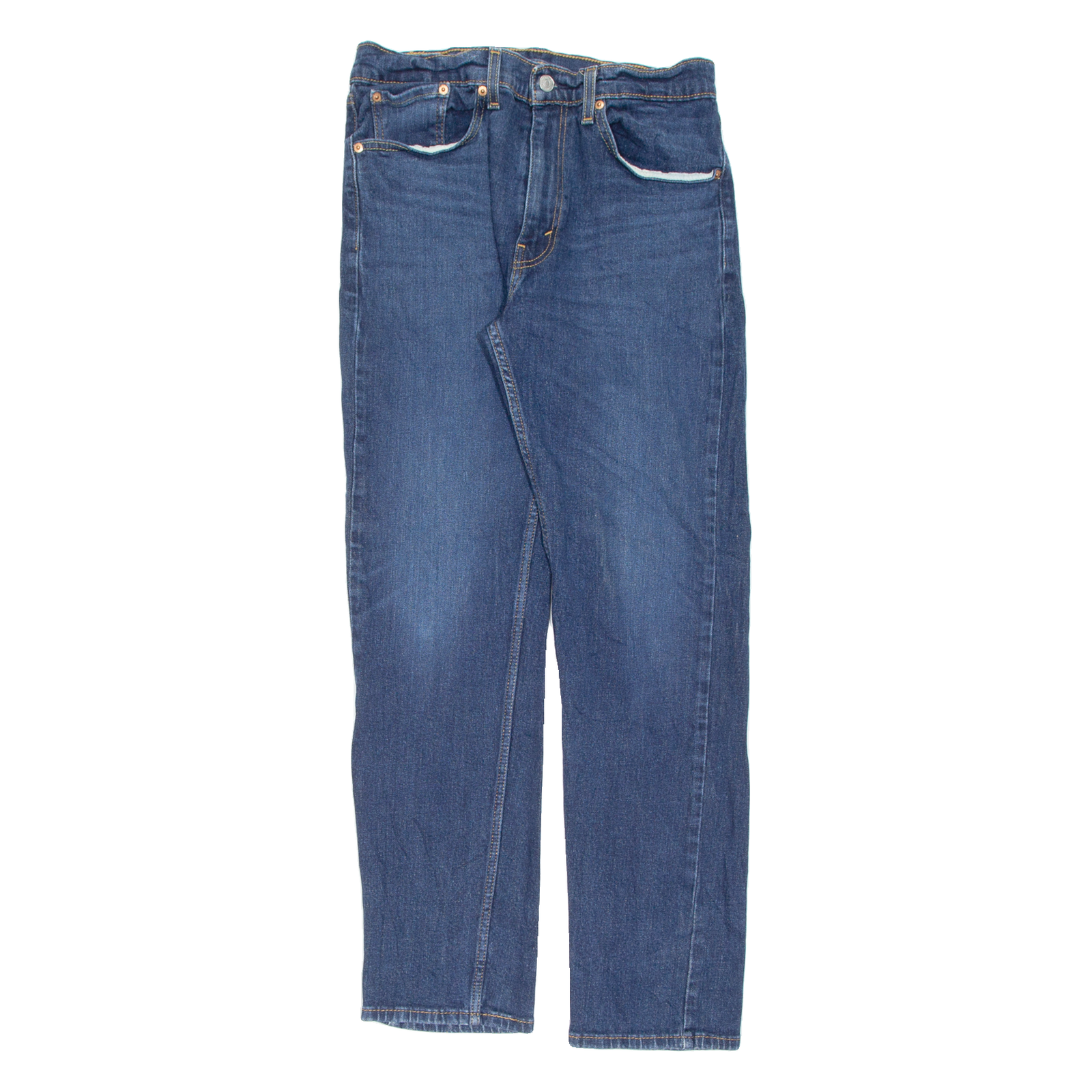 LEVI'S 505 Jeans Womens Blue Regular Straight W32 L32 Refurbished - N/A refurbished available on Cerqular