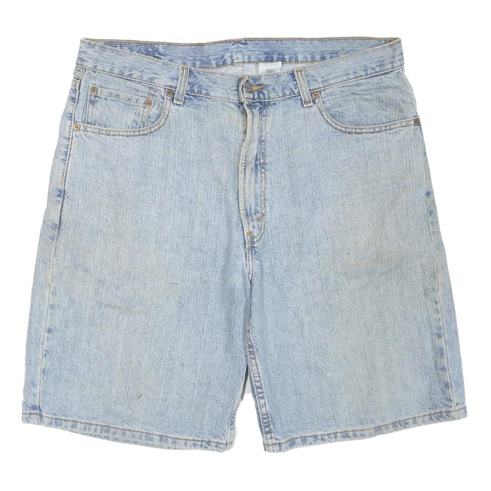 LEVI'S Mens Denim Blue Casual Shorts L W36 Cotton Blend Classic Fit Refurbished - N/A refurbished available on Cerqular