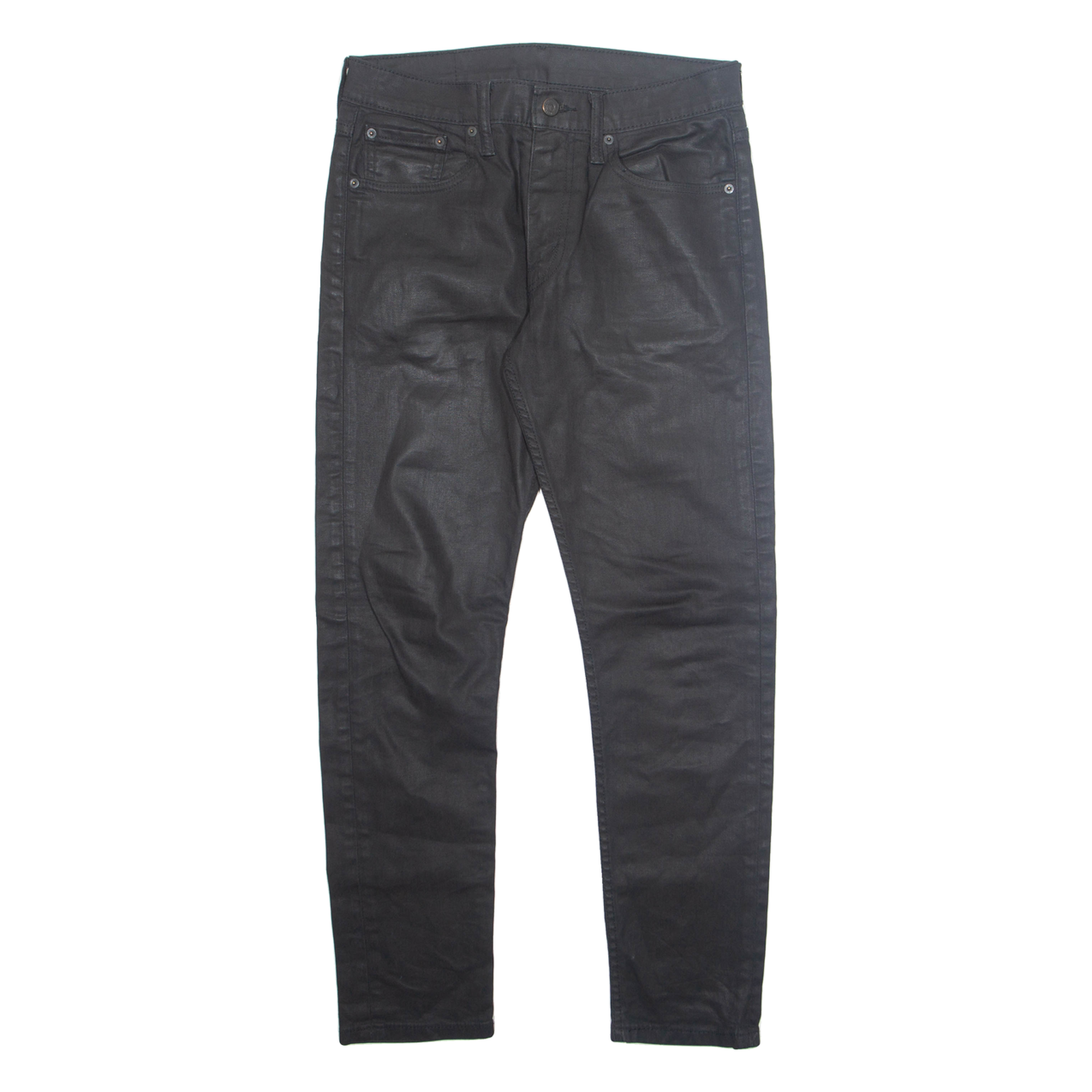 LEVI'S Mens Trousers Black Regular Tapered W30 L30 Refurbished - N/A refurbished available on Cerqular