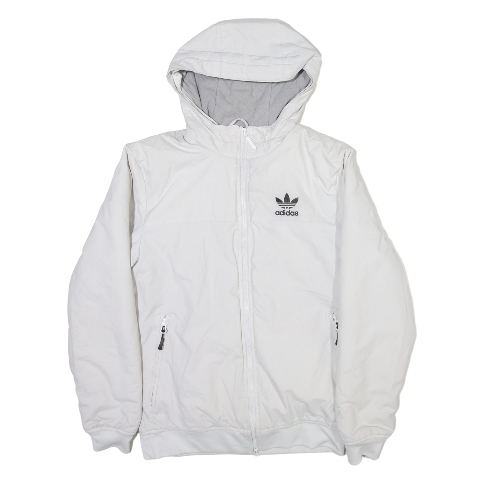 ADIDAS Womens Puffer Jacket White Nylon S Refurbished - N/A refurbished available on Cerqular