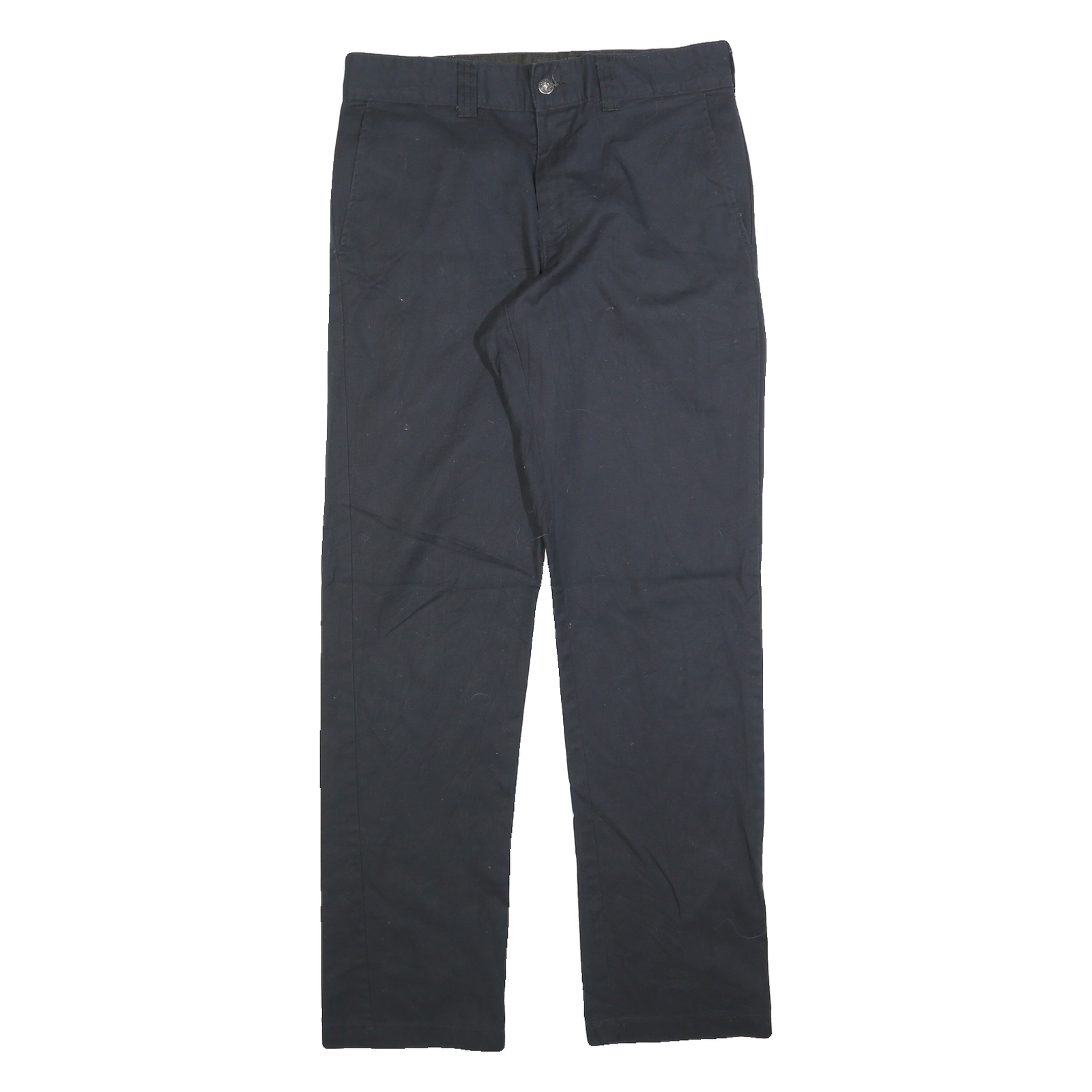 DICKIES Mens Cotton Black Regular Straight Trousers W32 L34 Workwear Casual Refurbished - N/A refurbished available on Cerqular