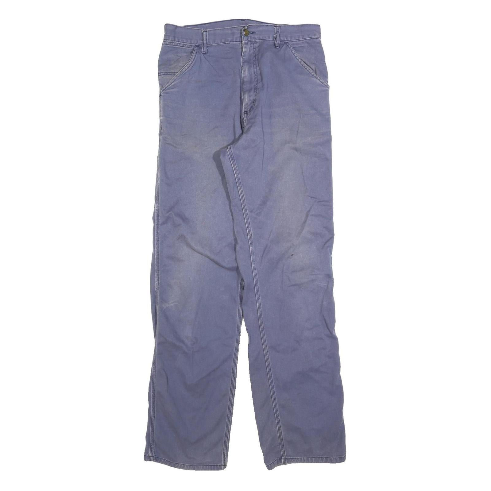 CARHARTT Mens Jeans Blue Regular Straight Denim Medium W30 L34 Workwear Utility Refurbished - N/A refurbished available on Cerqular