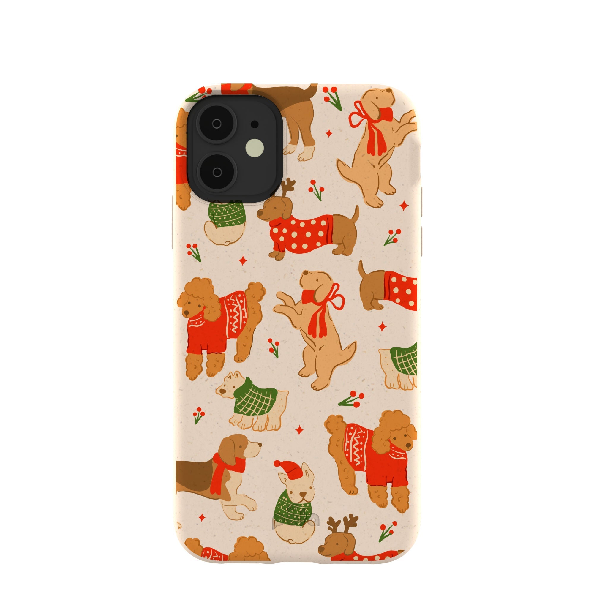 Seashell Jolly Doggos iPhone 11 Case Refurbished - Pela Case refurbished available on Cerqular