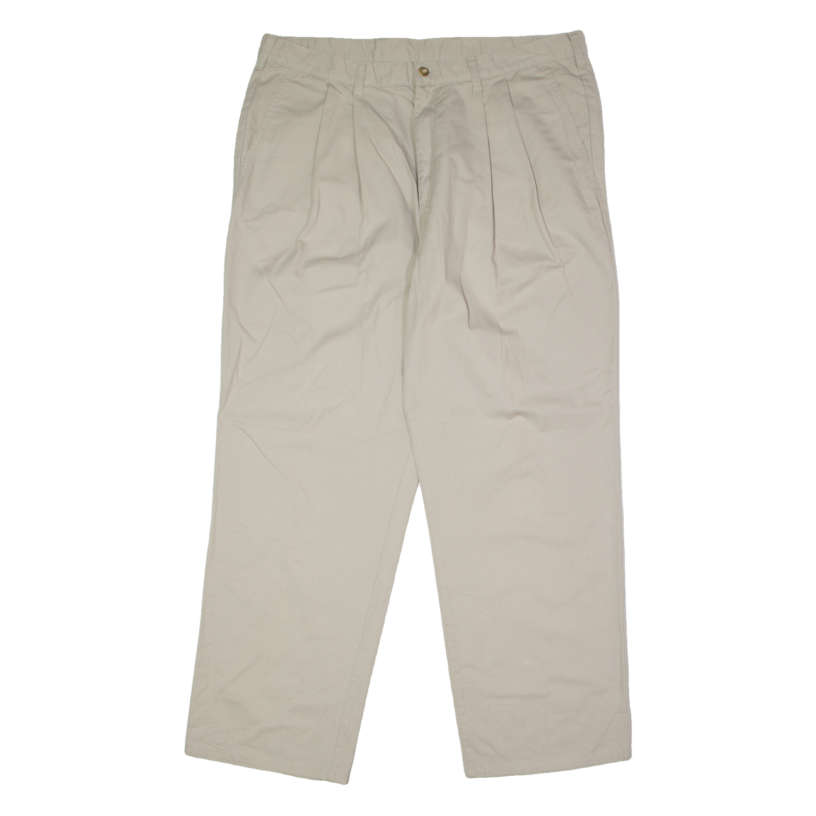 DICKIES Workwear Mens Twill Trousers Cream Regular Straight W40 L30 Refurbished - N/A refurbished available on Cerqular