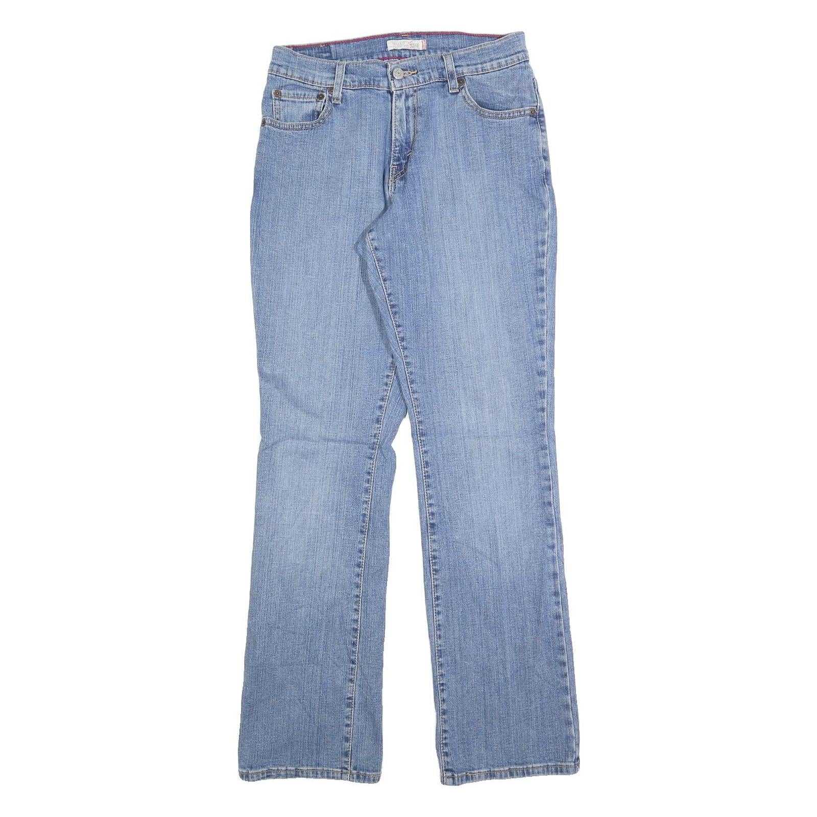 LEVI'S 550 Straight Womens Jeans Blue Relaxed Straight Denim Light W28 L31 Refurbished - N/A refurbished available on Cerqular
