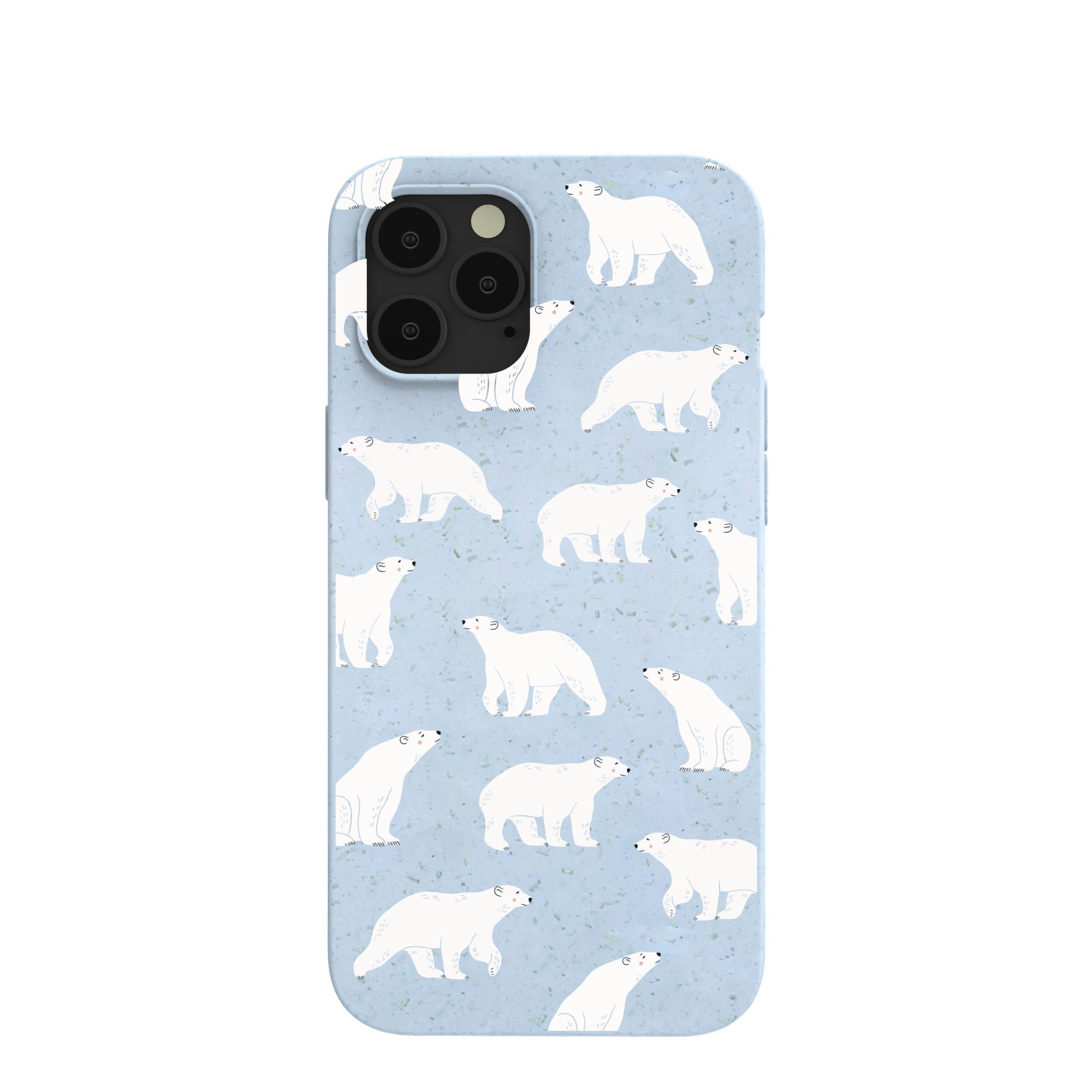 Powder Blue Ice Bears iPhone 12 Pro Max Case Refurbished - Pela Case refurbished available on Cerqular