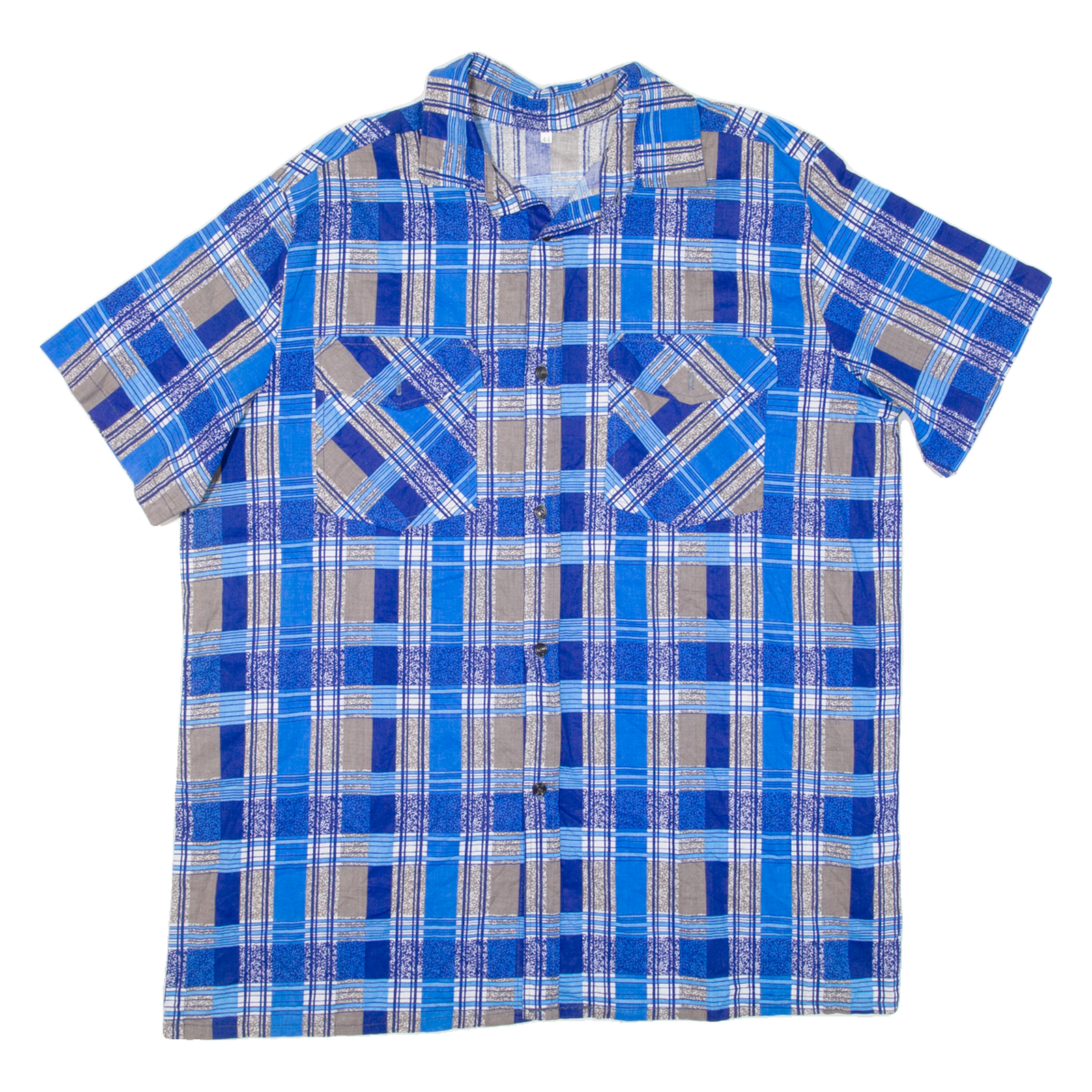 Mens Shirt Blue Check M Refurbished - N/A refurbished available on Cerqular