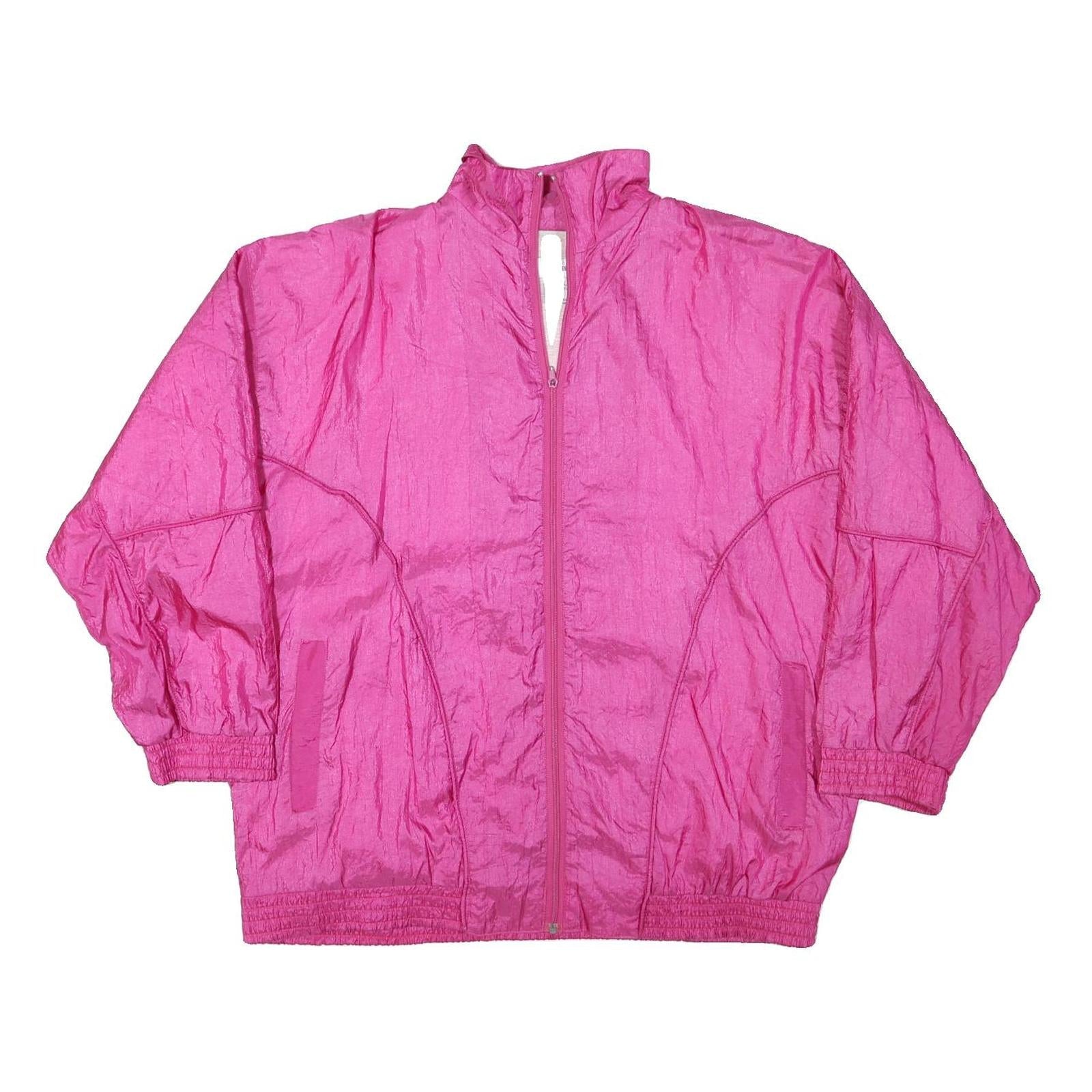 LAUREN BROOKE Womens Pink Jacket 2XL Polyester Blend Zip Plain Casual Refurbished - N/A refurbished available on Cerqular