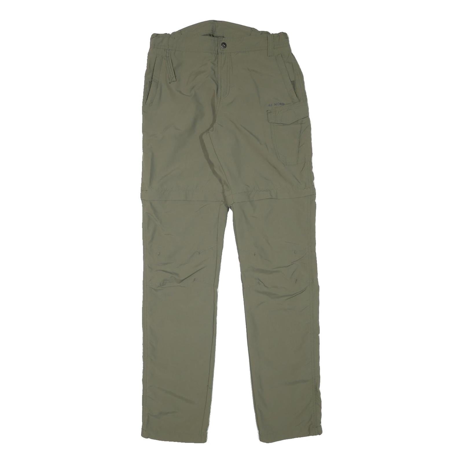 46 NORD Mens Cotton Blend Green Slim Tapered Trousers W27 L32 Casual Outdoor Zip Refurbished - N/A refurbished available on Cerqular