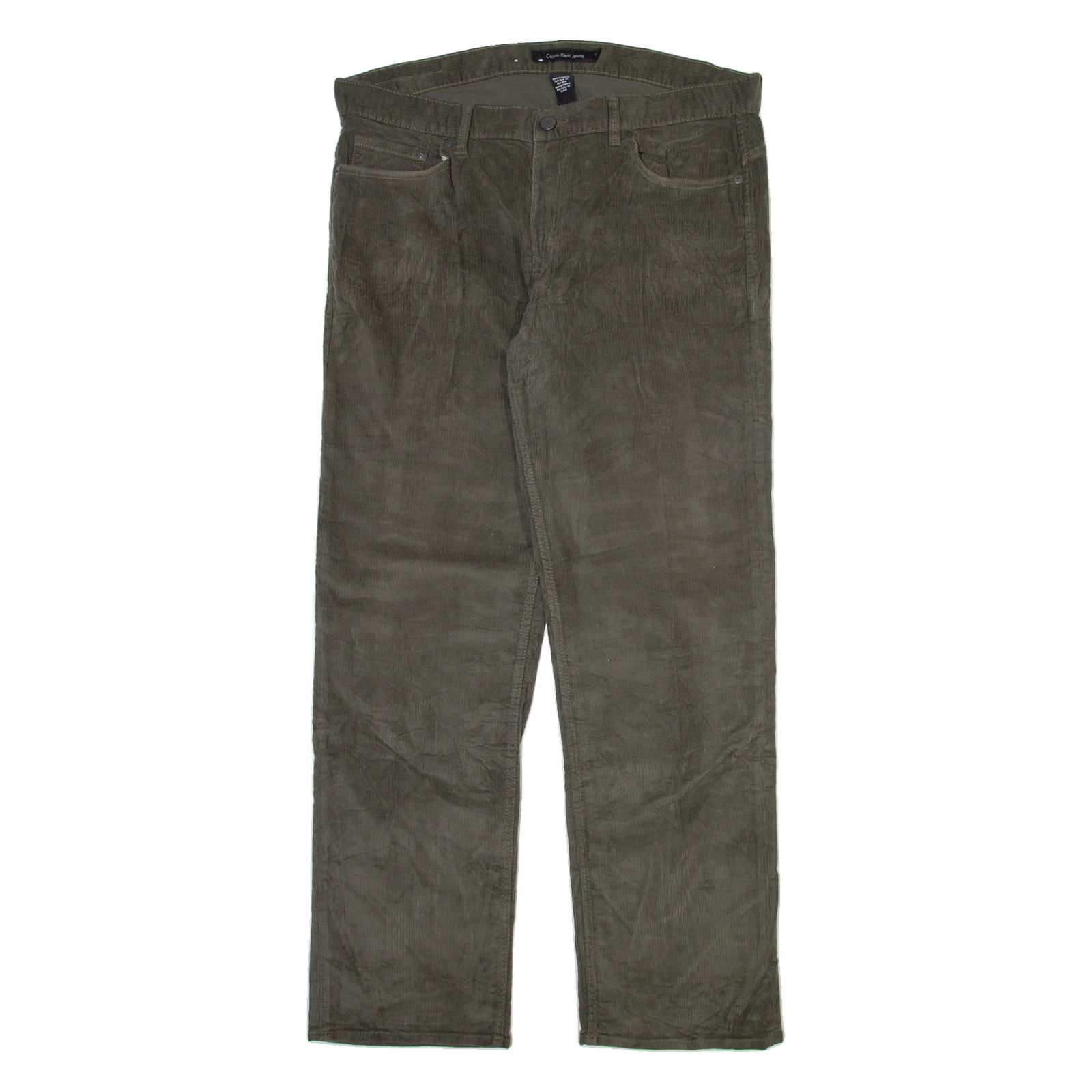 Buy CALVIN KLEIN Womens Corduroy Trousers Grey Regular Straight W38 L32 Refurbished - $36.39 CALVIN KLEIN Womens Corduroy Trousers Grey Regular Straight W38 L32 Refurbished - N/A refurbished available on Cerqular