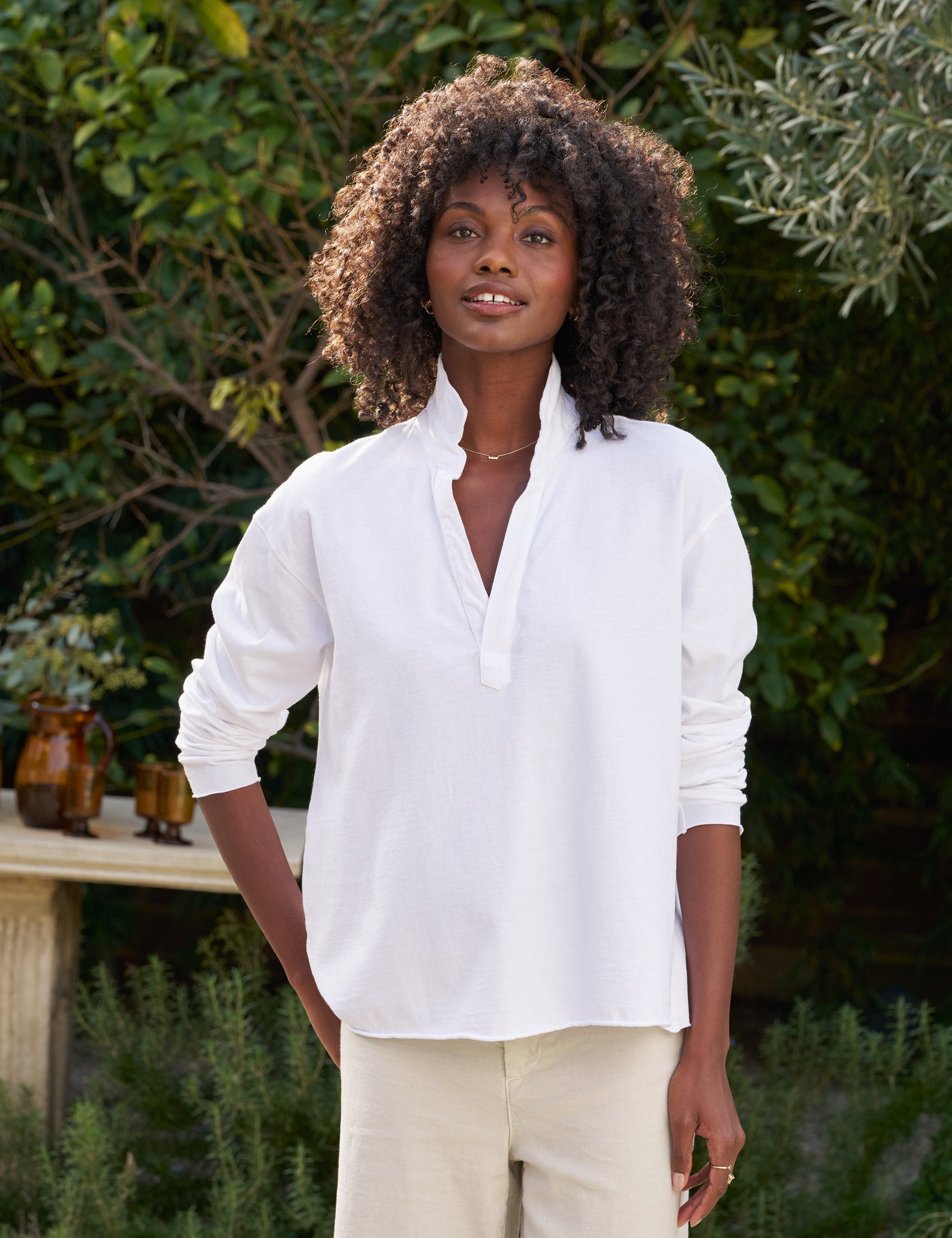 Shirt Lab510hj White | Color: WHITE | Size: M Refurbished - Rue Madame is a known brand, and the standardized name is " refurbished available on Cerqular
