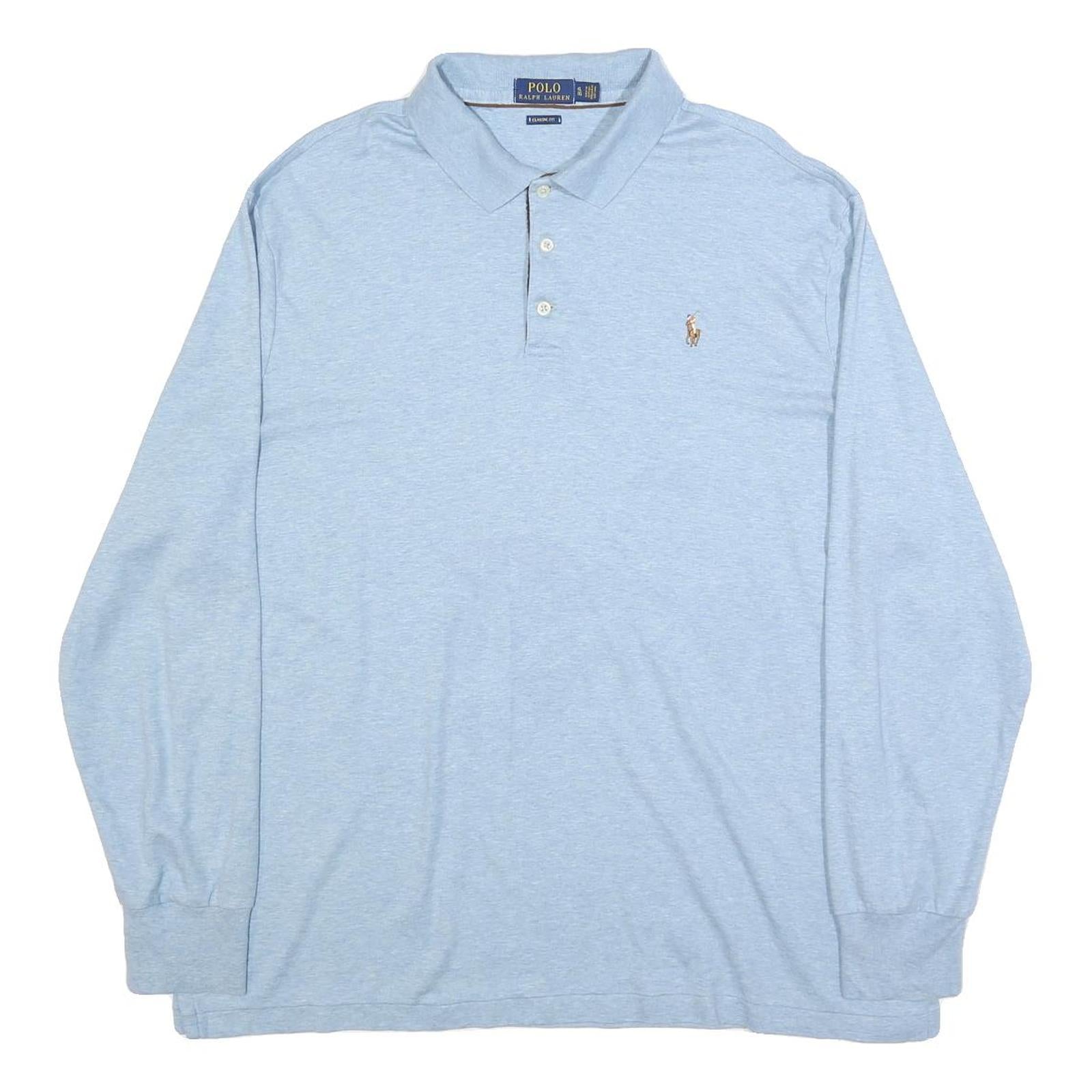 Buy POLO RALPH LAUREN Mens Blue Long Sleeve Plain Polo Shirt XL Classic Style Casual Refurbished - $67.59 POLO RALPH LAUREN Mens Blue Long Sleeve Plain Polo Shirt XL Classic Style Casual Refurbished - N/A refurbished available on Cerqular