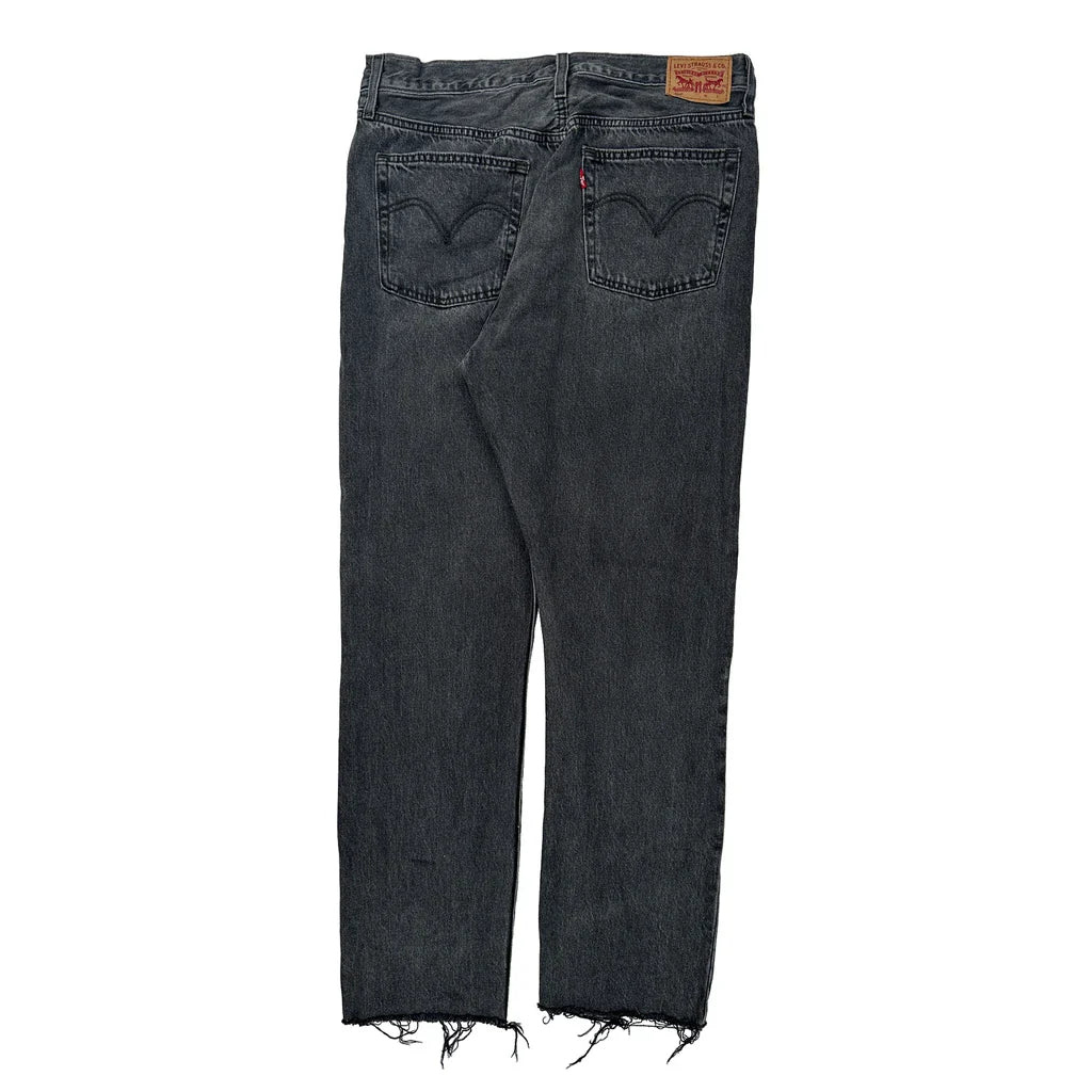 501 Levis Jeans - 31W 29L Grey Cotton Refurbished - Thrifted (note: this is a term often used to describe second- refurbished available on Cerqular