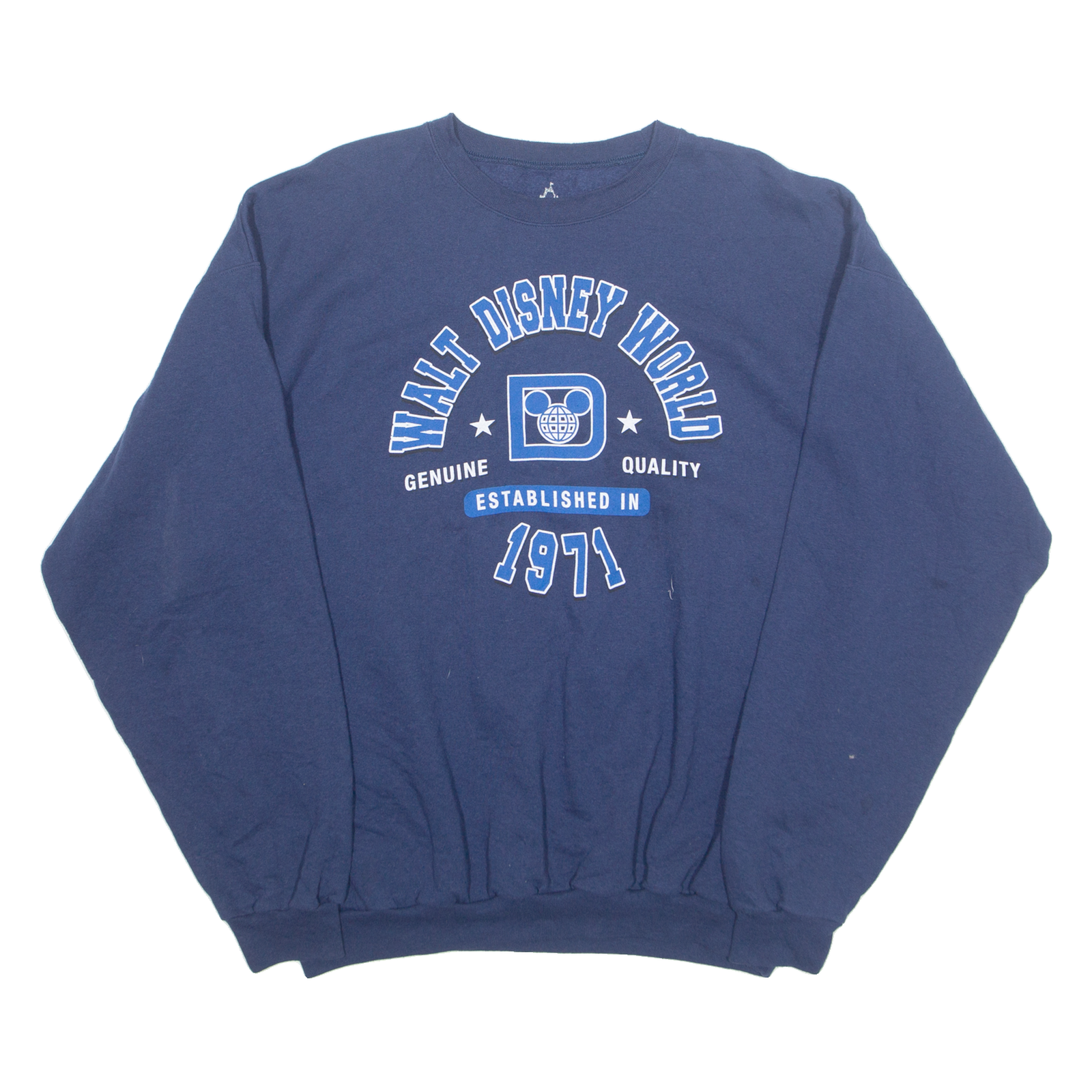 HANES Walt Disney World Mens Sweatshirt Blue USA XL Refurbished - N/A refurbished available on Cerqular