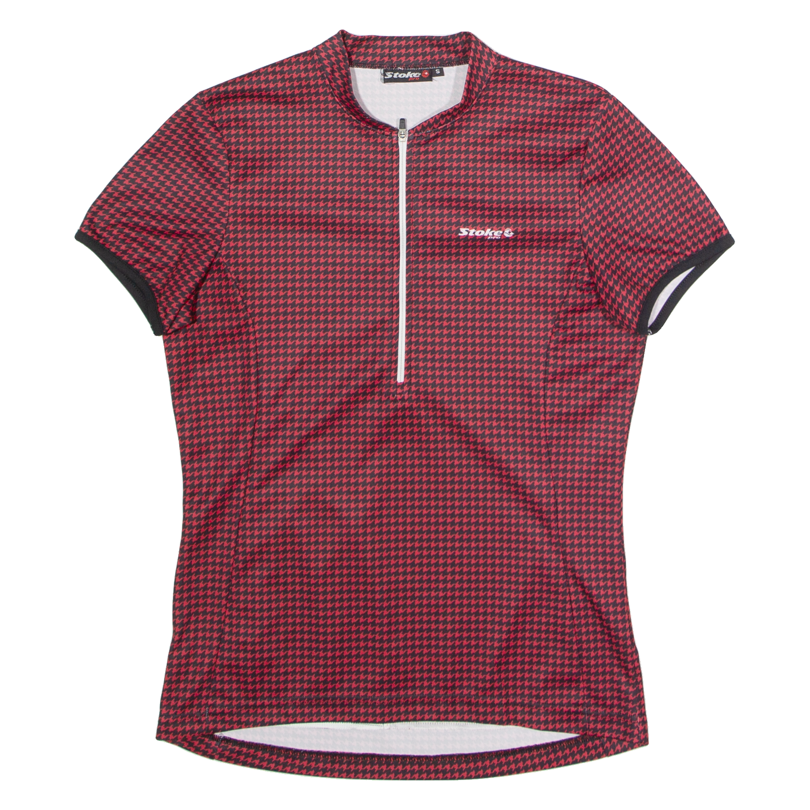 STOKE PRO Cycling Mens Jersey Red 1/2 Zip S Refurbished - N/A refurbished available on Cerqular